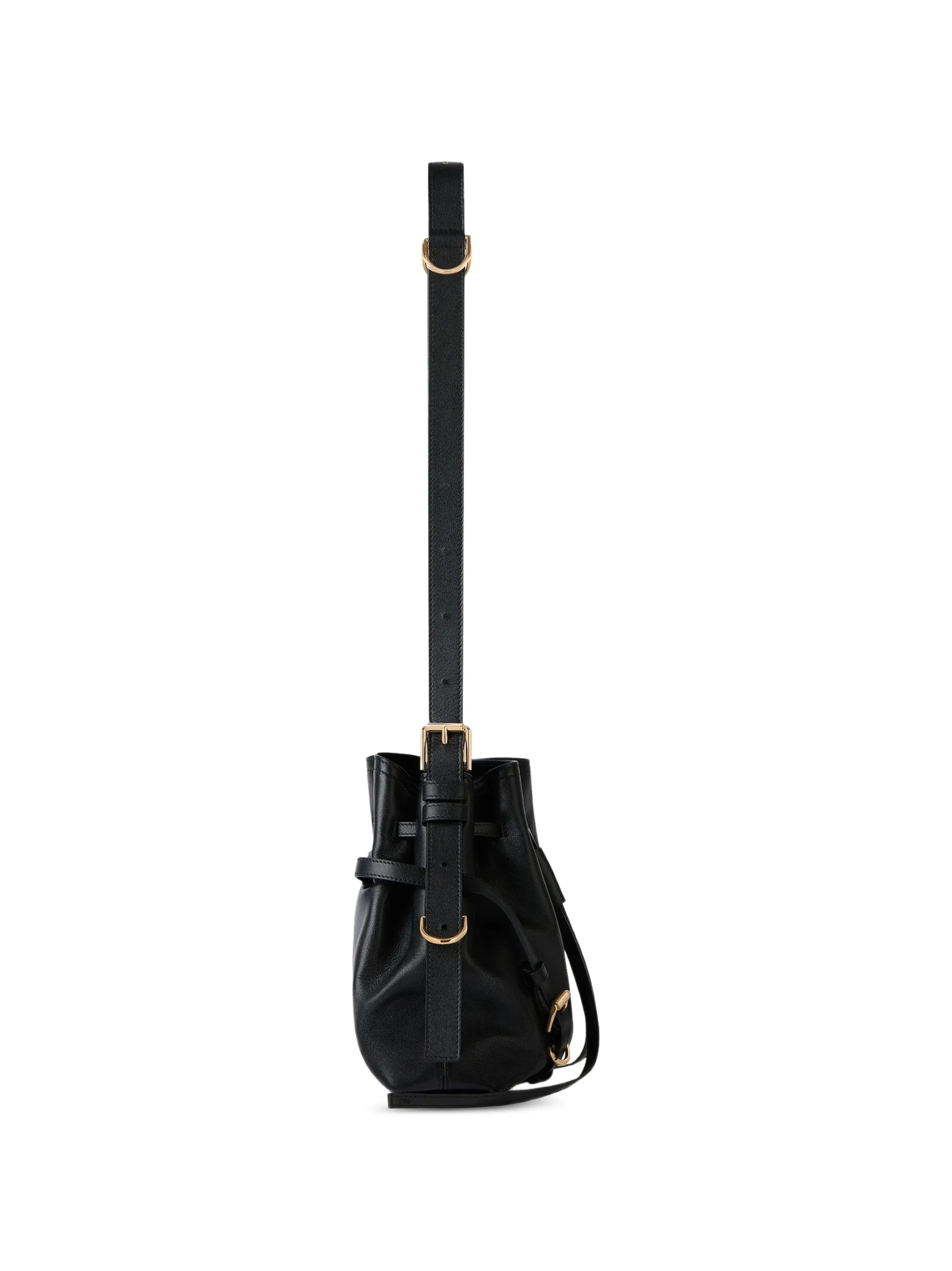 small Voyou bucket bag in shiny leather