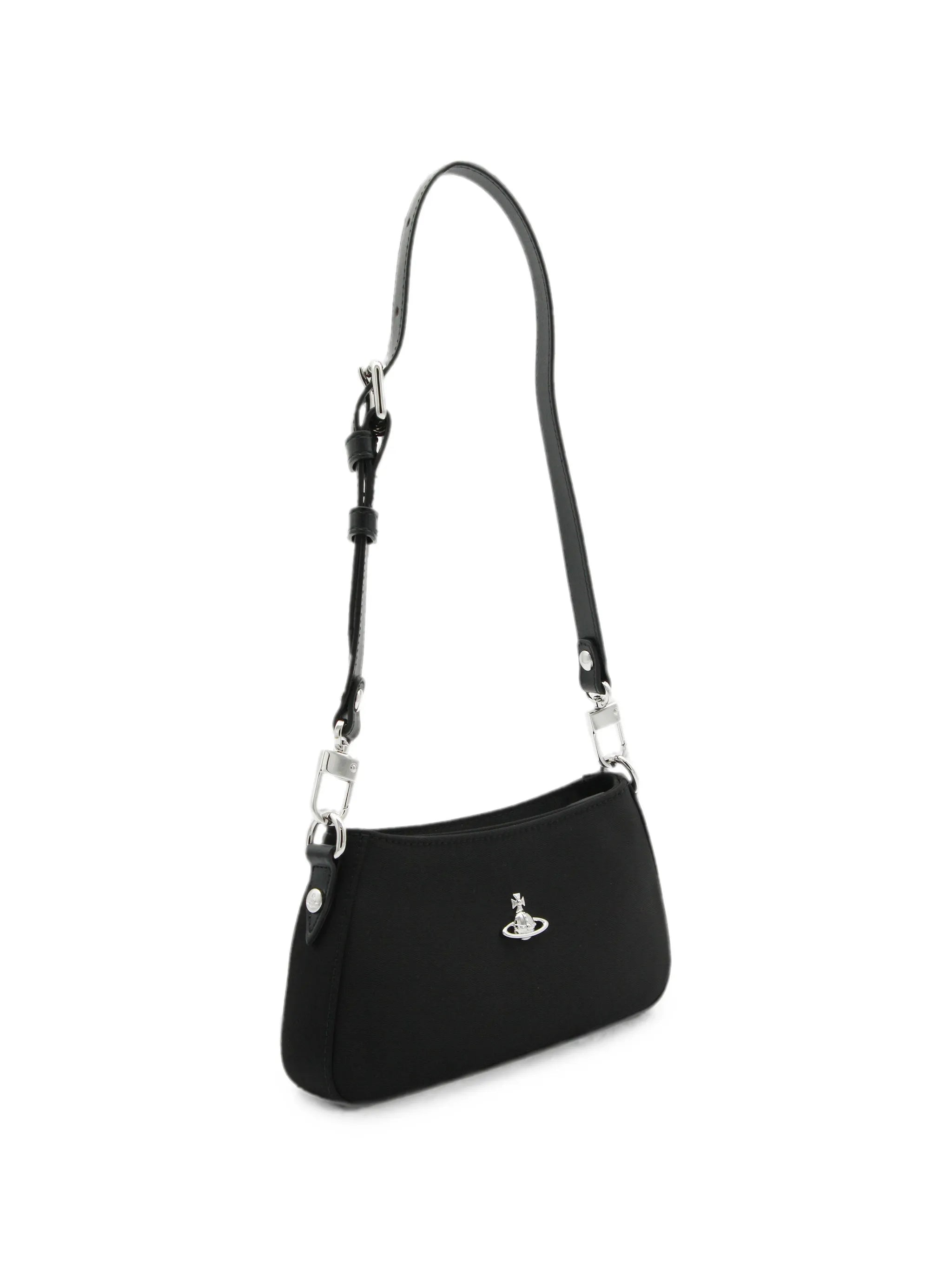 Orb plaque shoulder bag