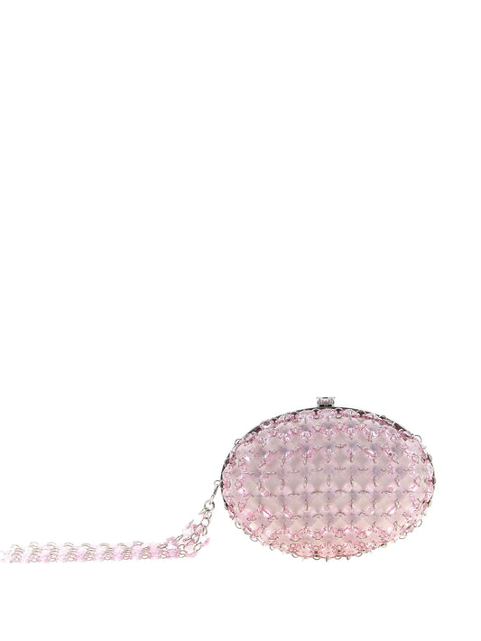 crystal-chain clutch bag