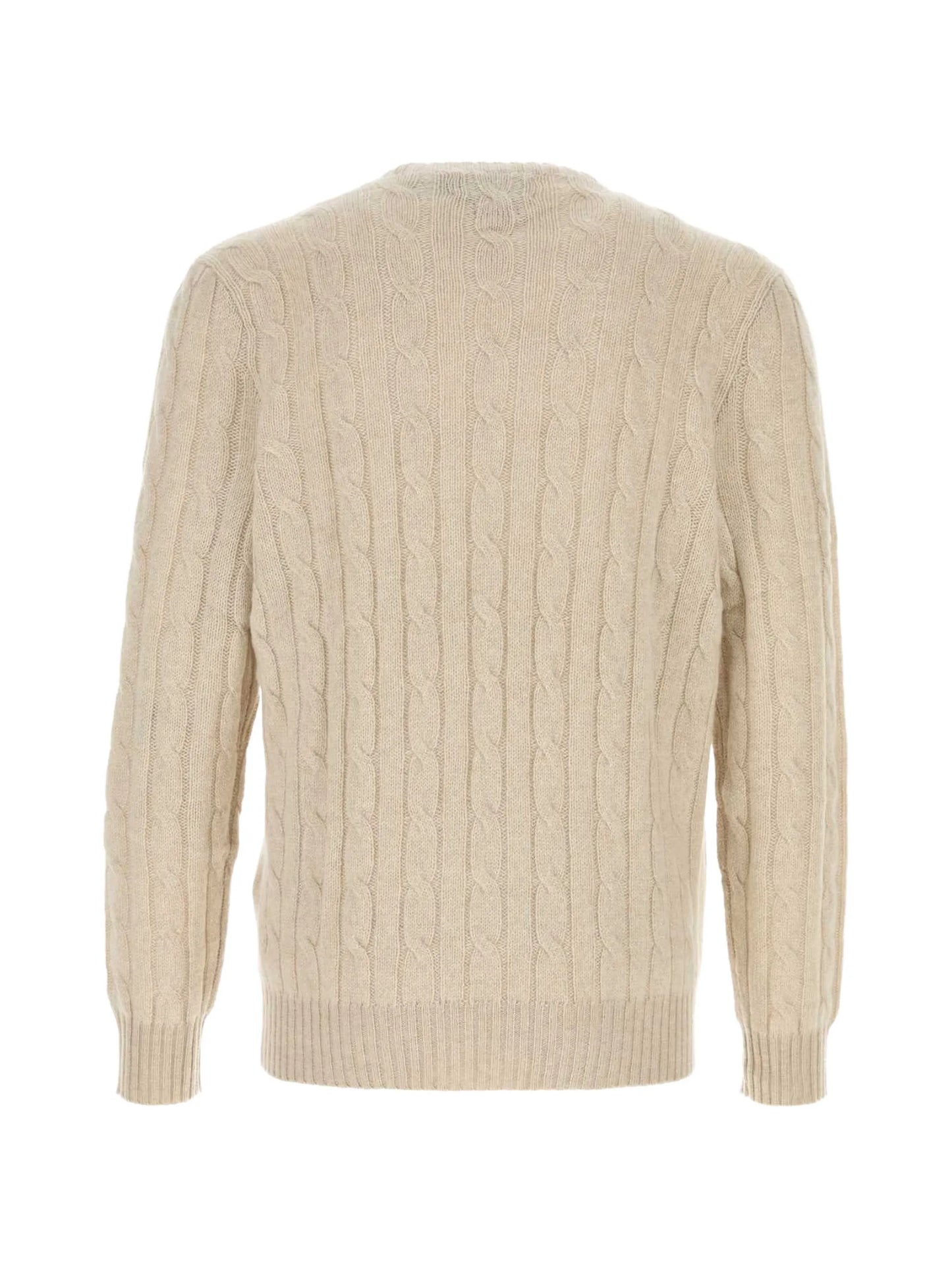 cable-knit cashmere sweater