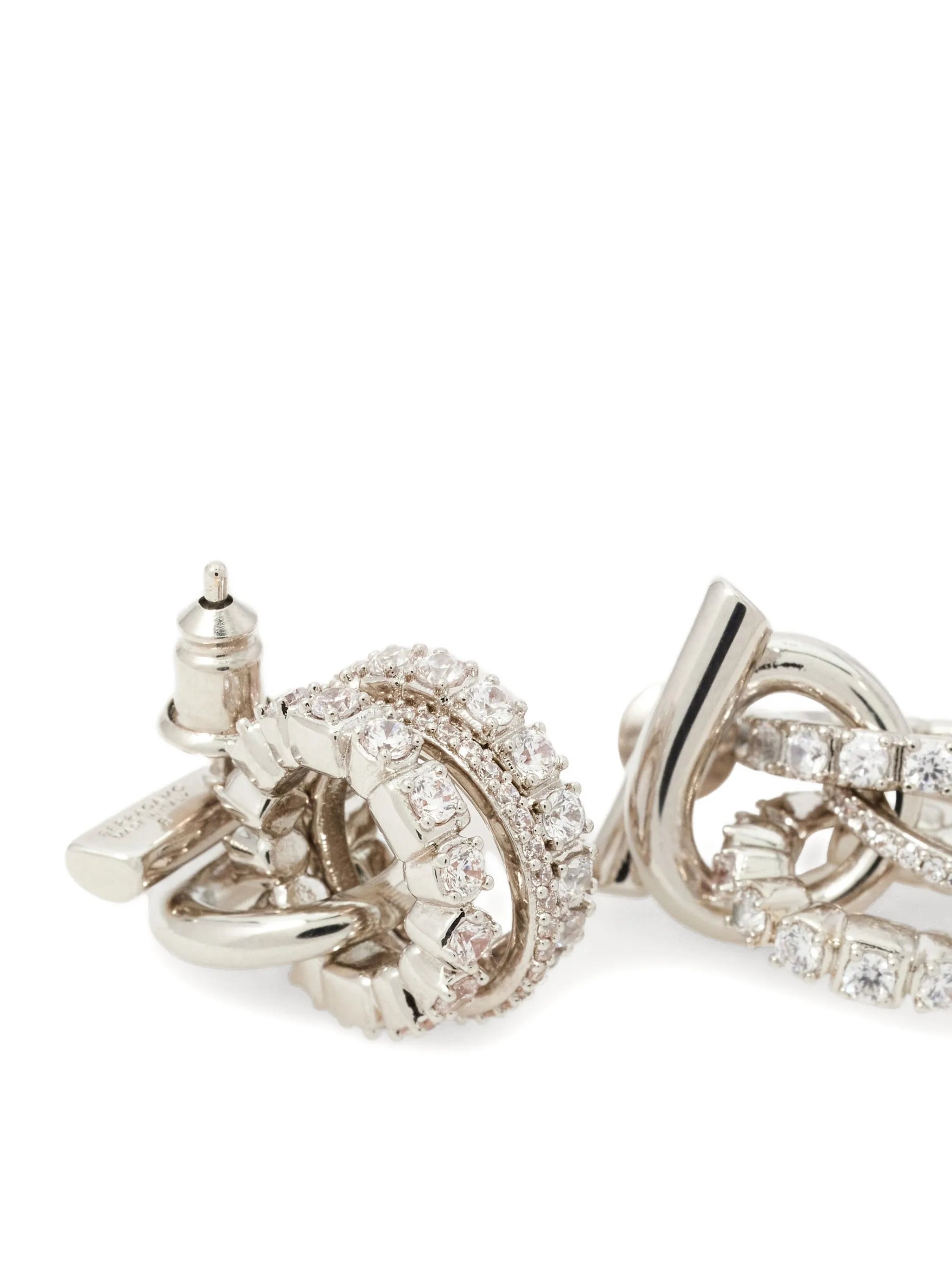 Gancini crystal-embellished earrings