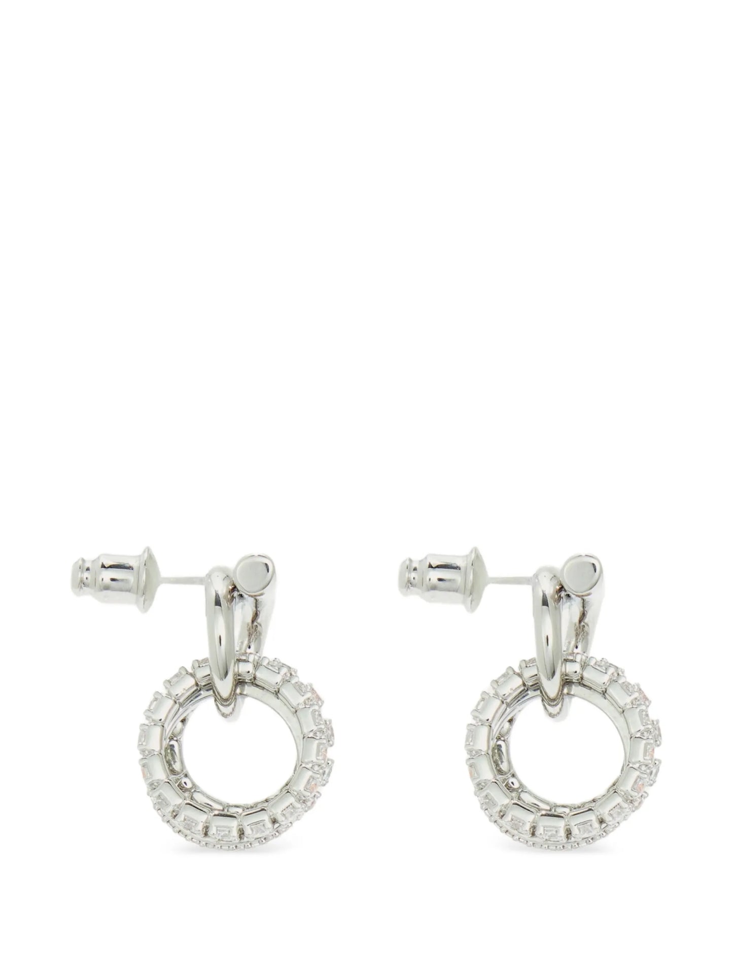Gancini crystal-embellished earrings