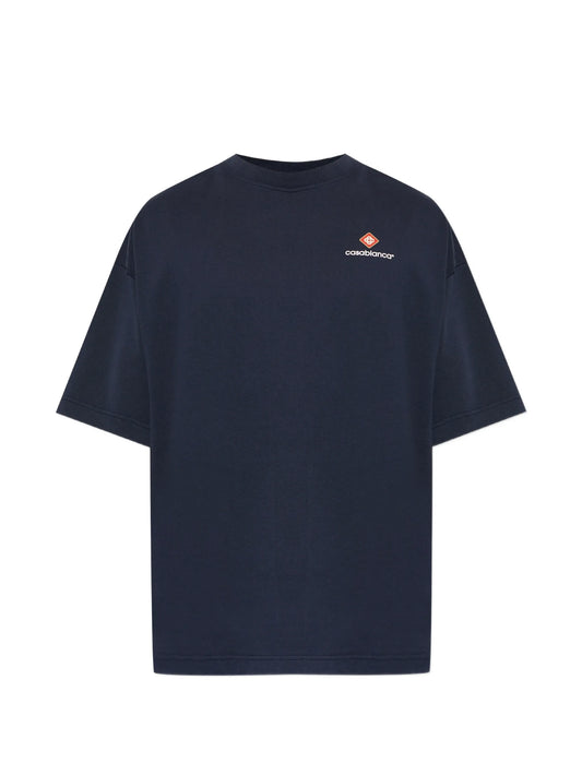 logo-print cotton T-shirt