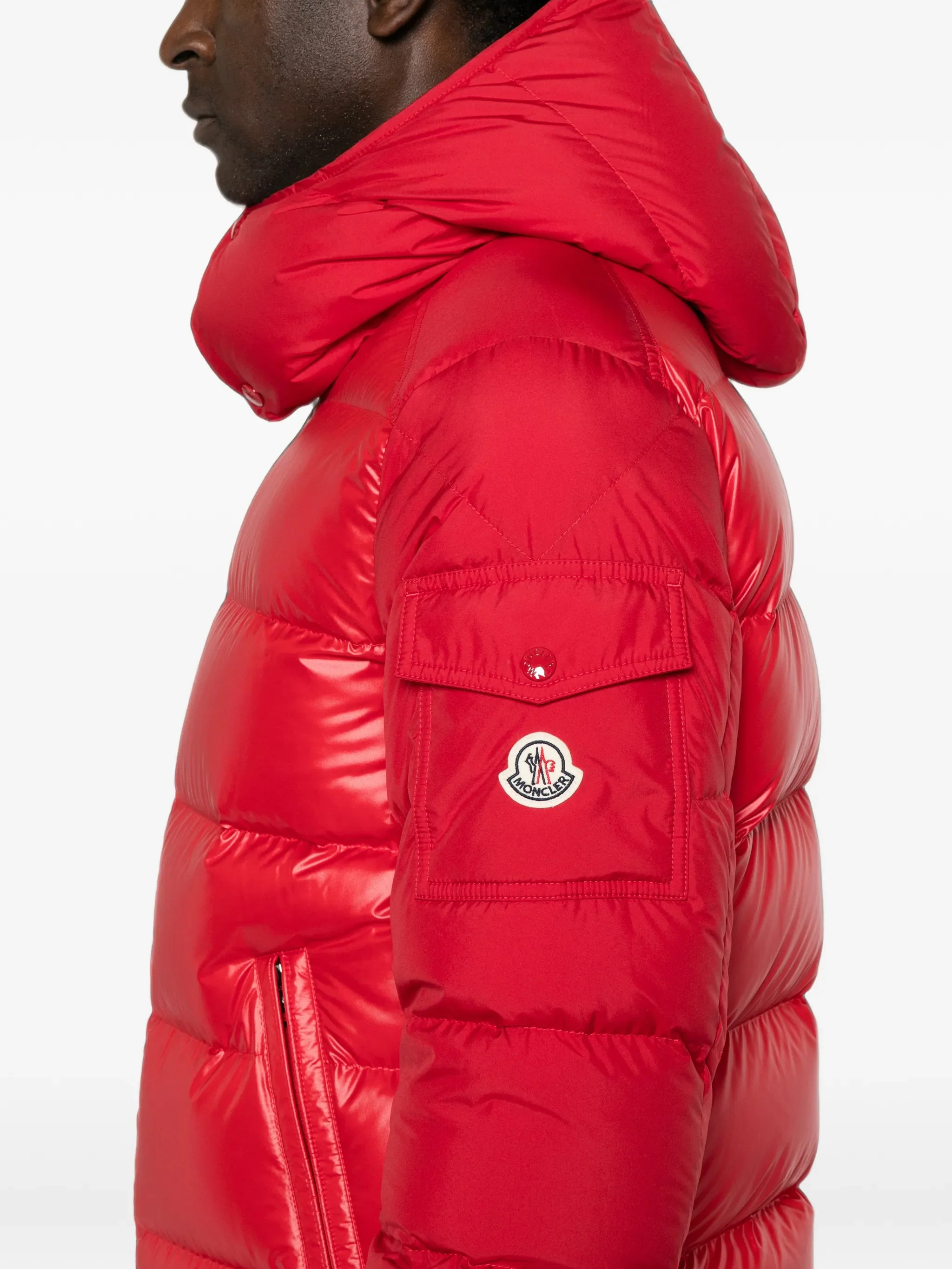 Maya quilted hooded down jacket