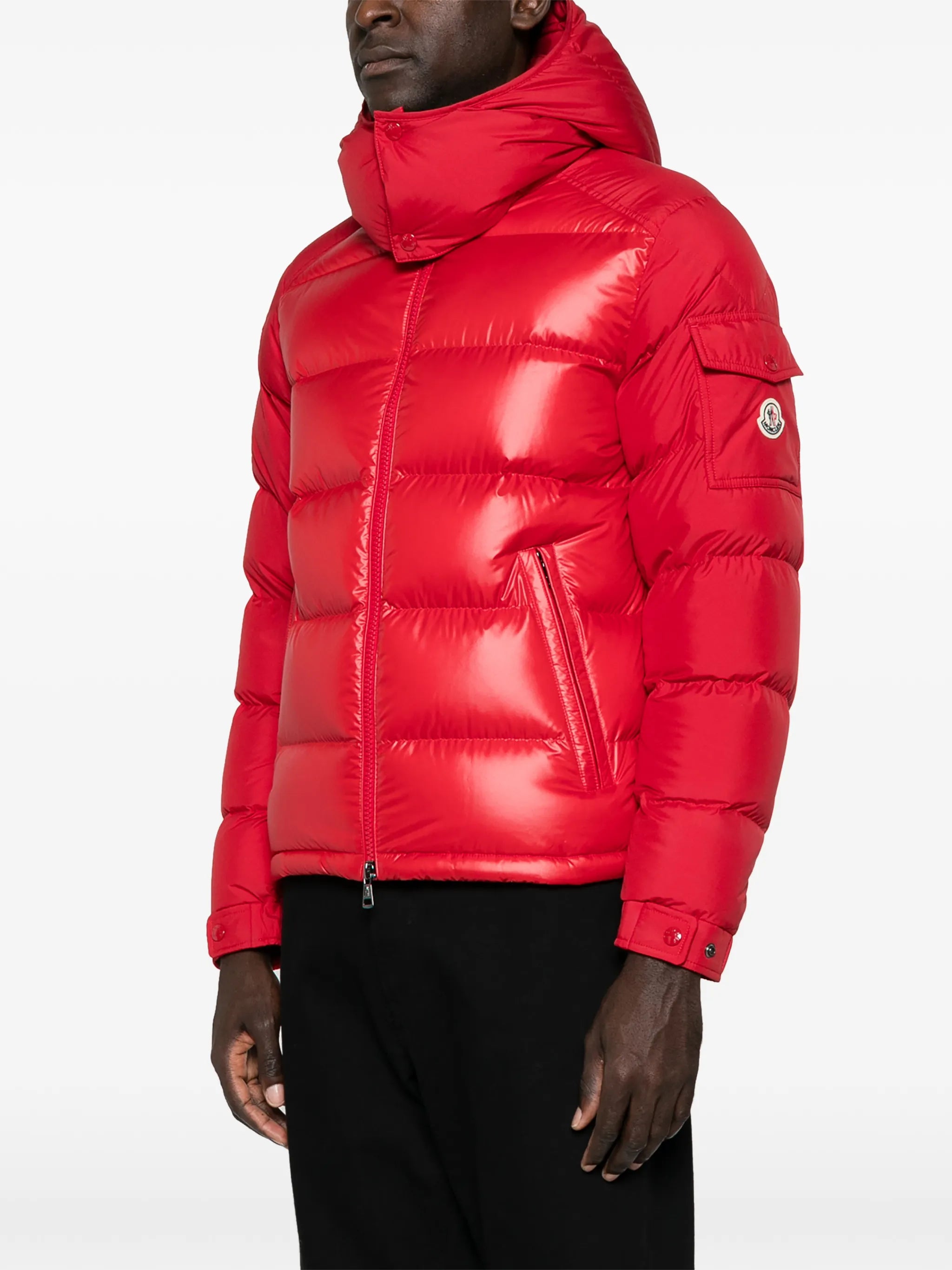 Maya quilted hooded down jacket