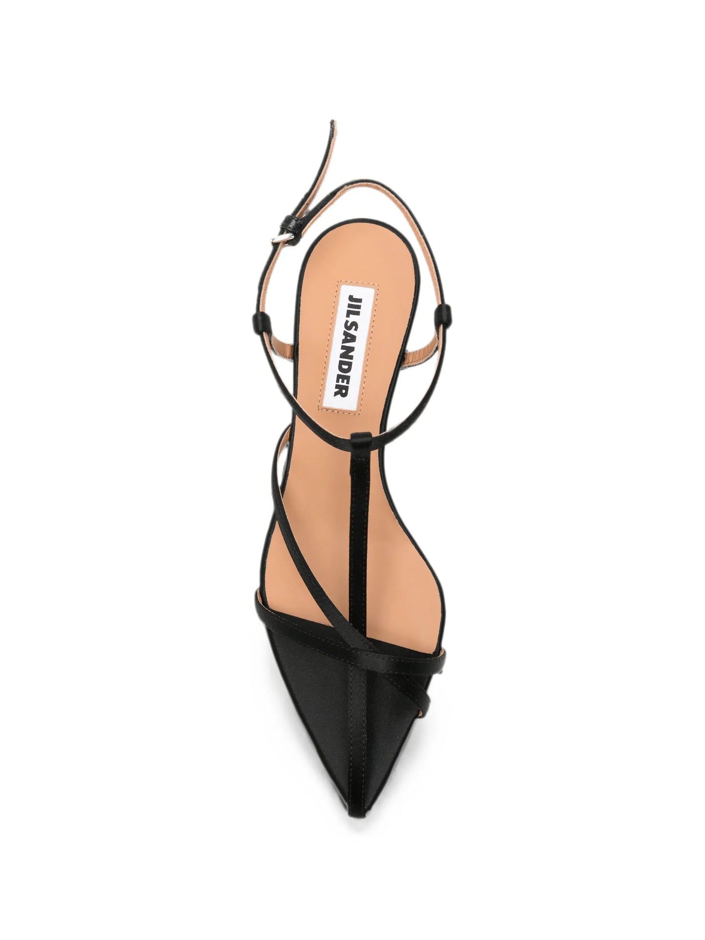 strappy pointed-toe sandals