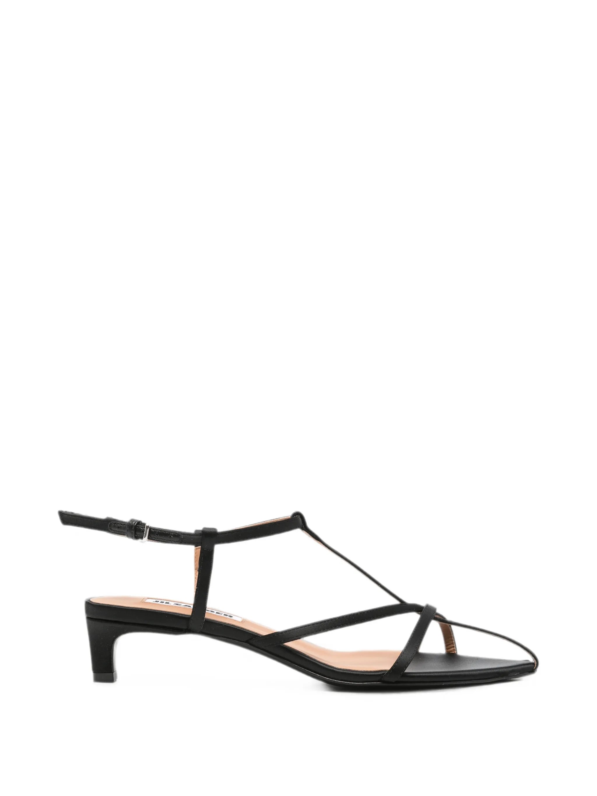 strappy pointed-toe sandals
