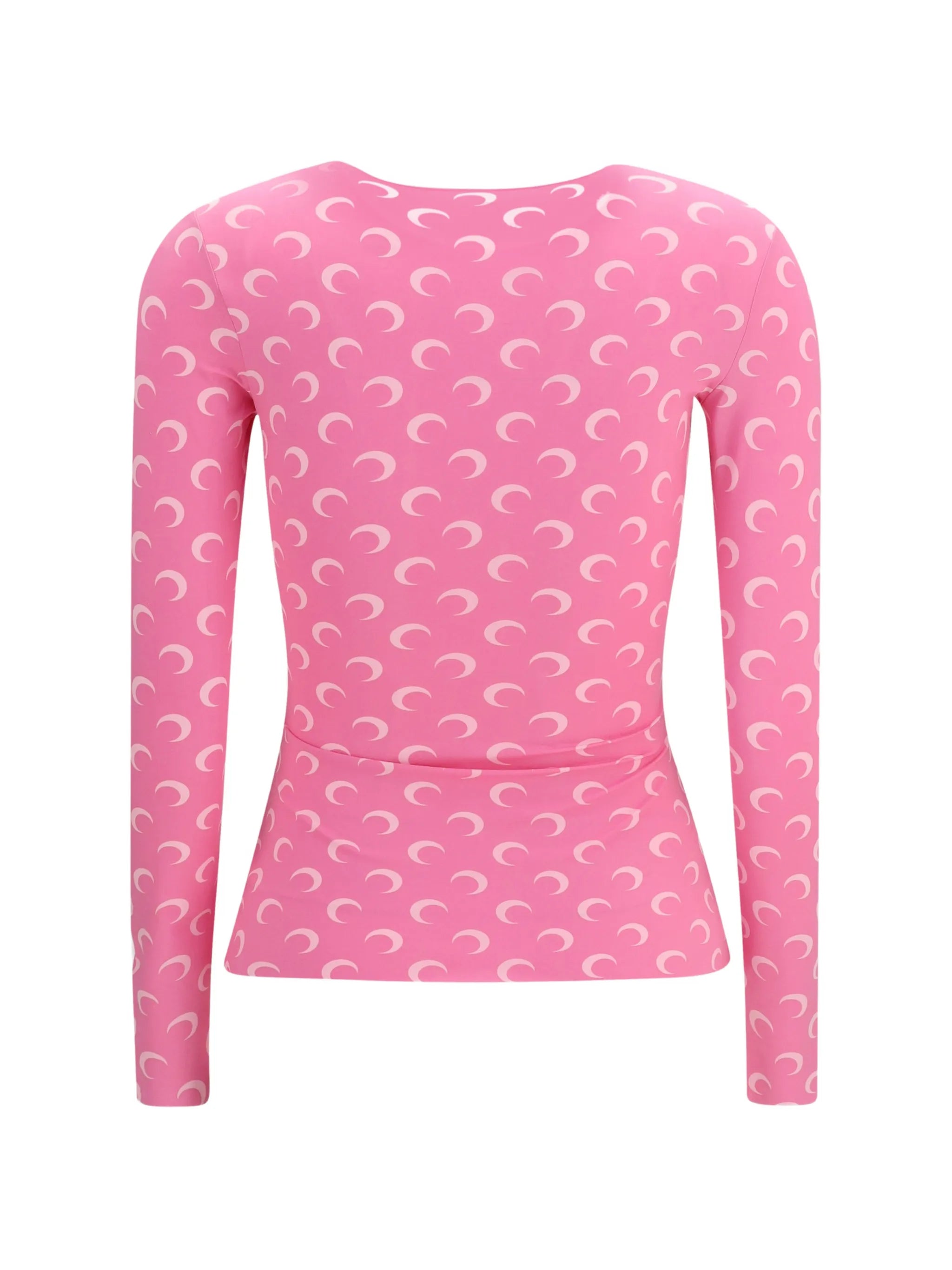 moon-print long-sleeve top