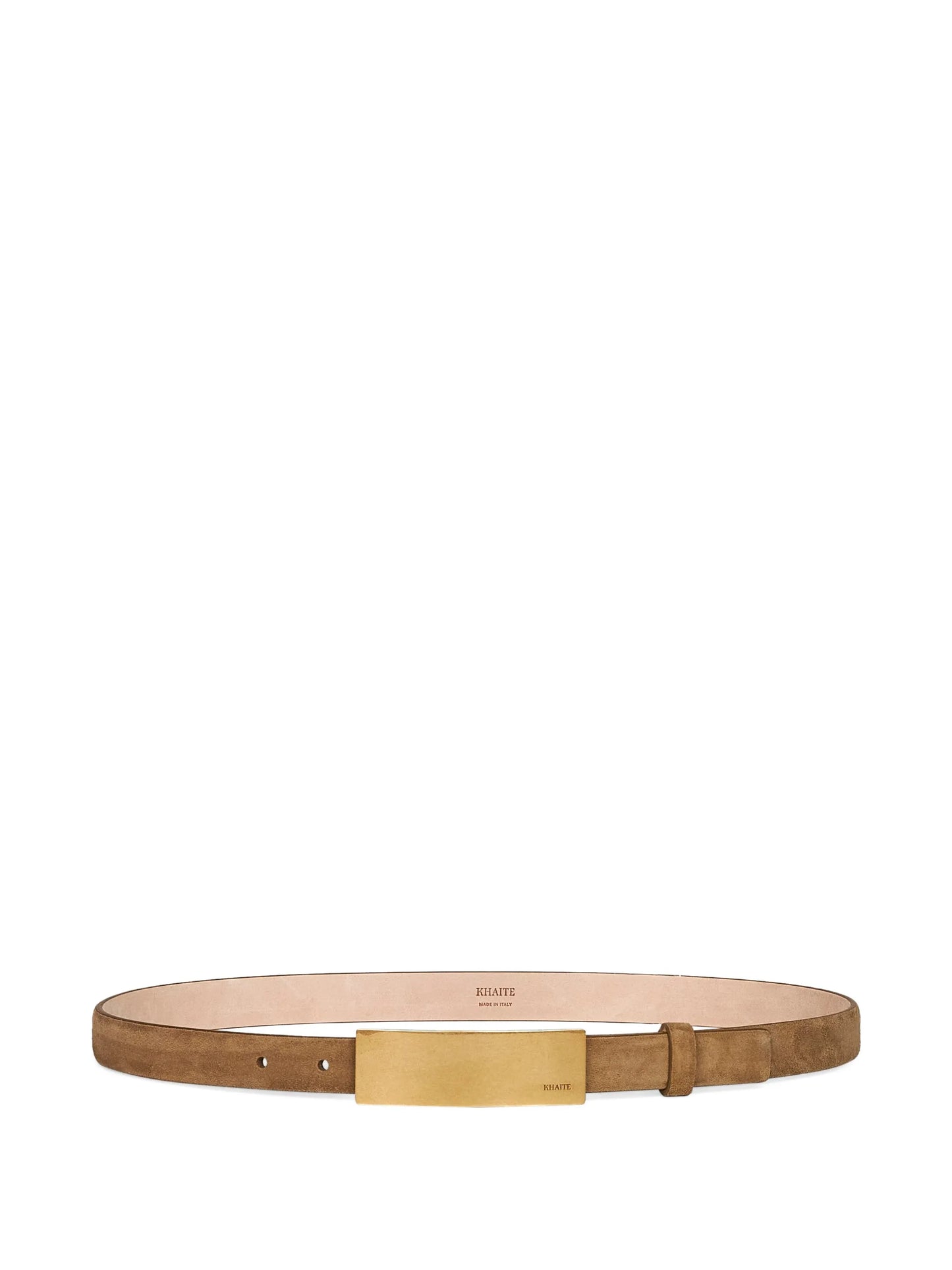 Berlin sculptural-buckle leather belt