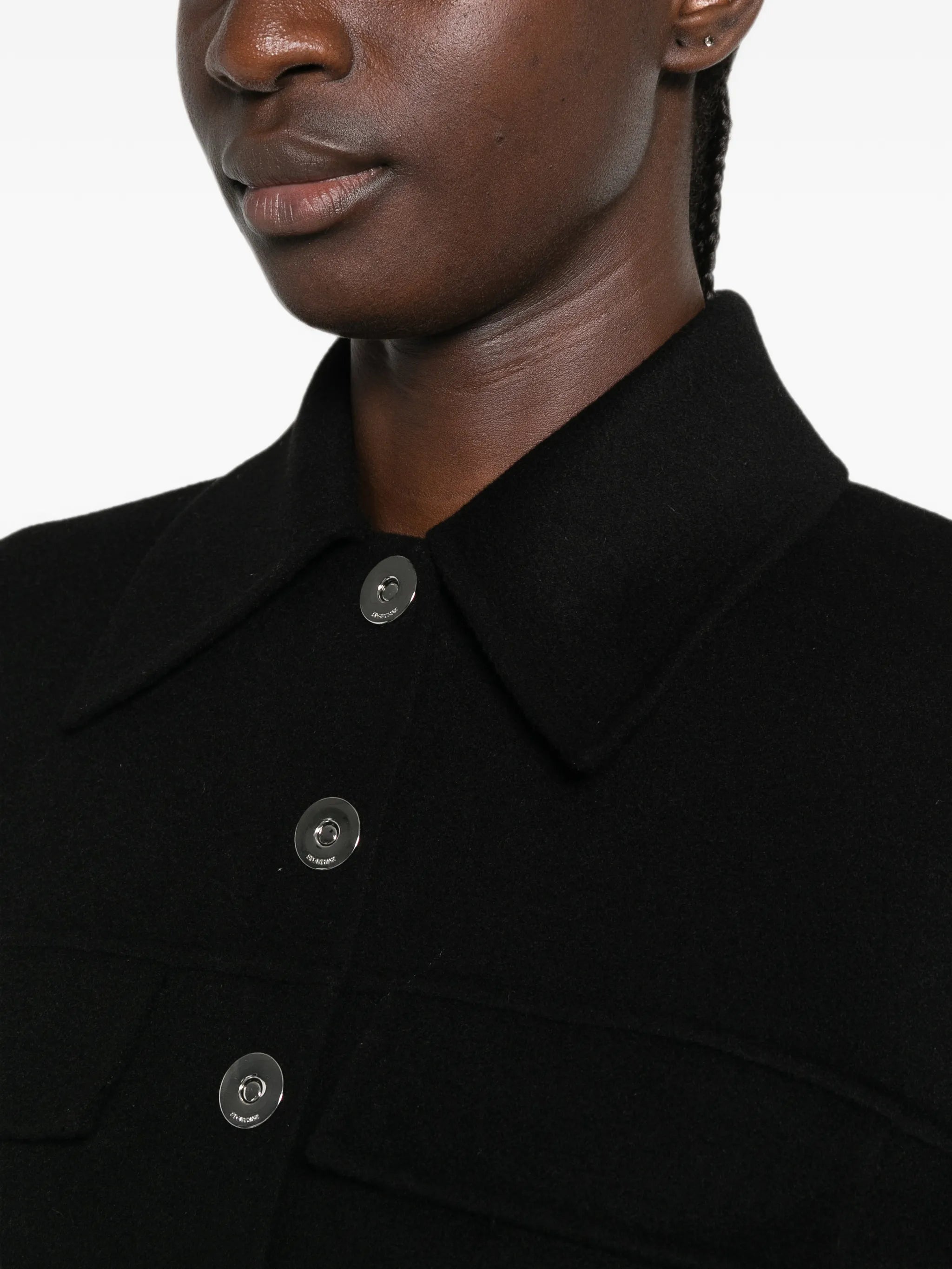 buttoned jacket