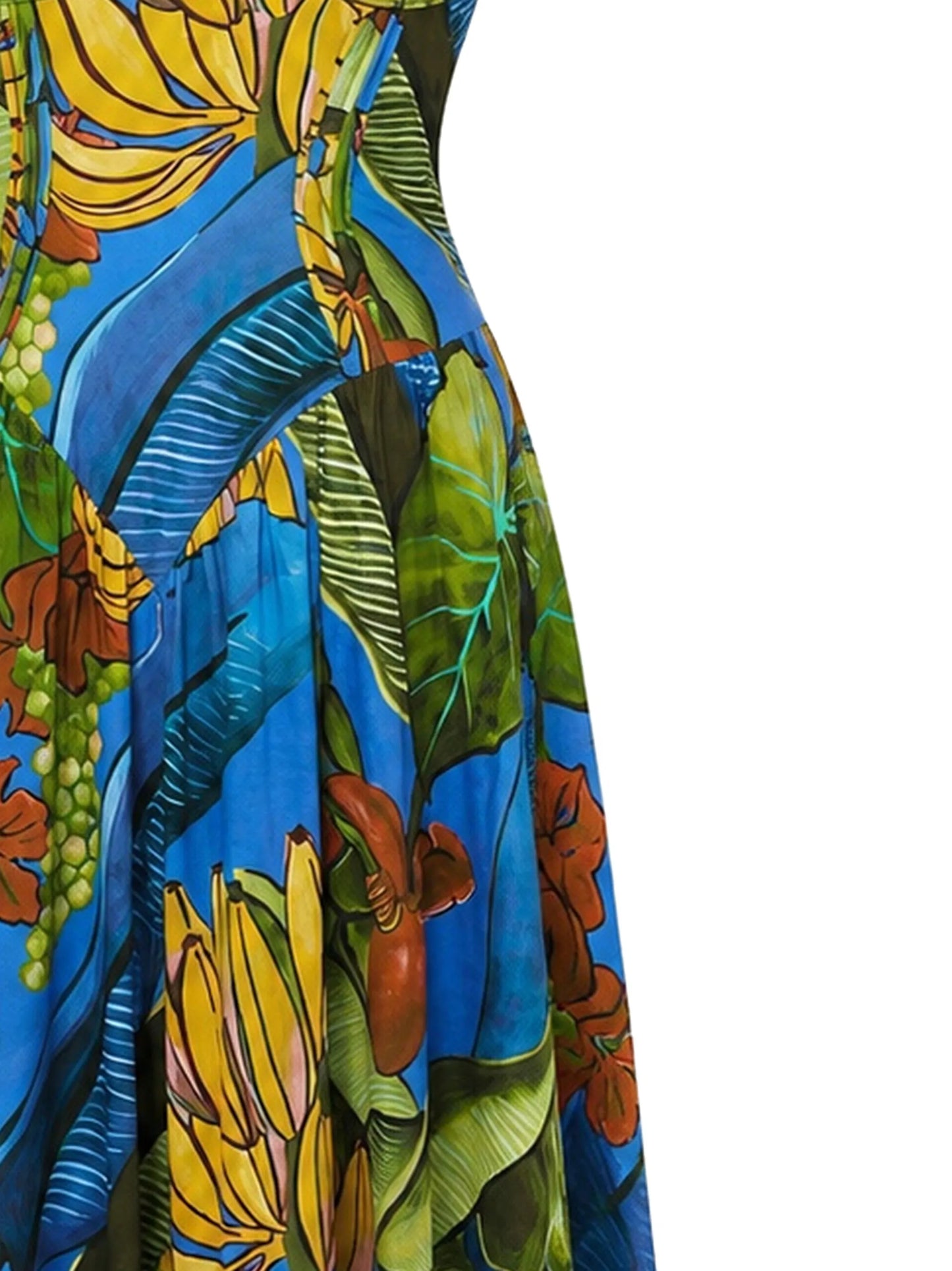 floral-print maxi dress
