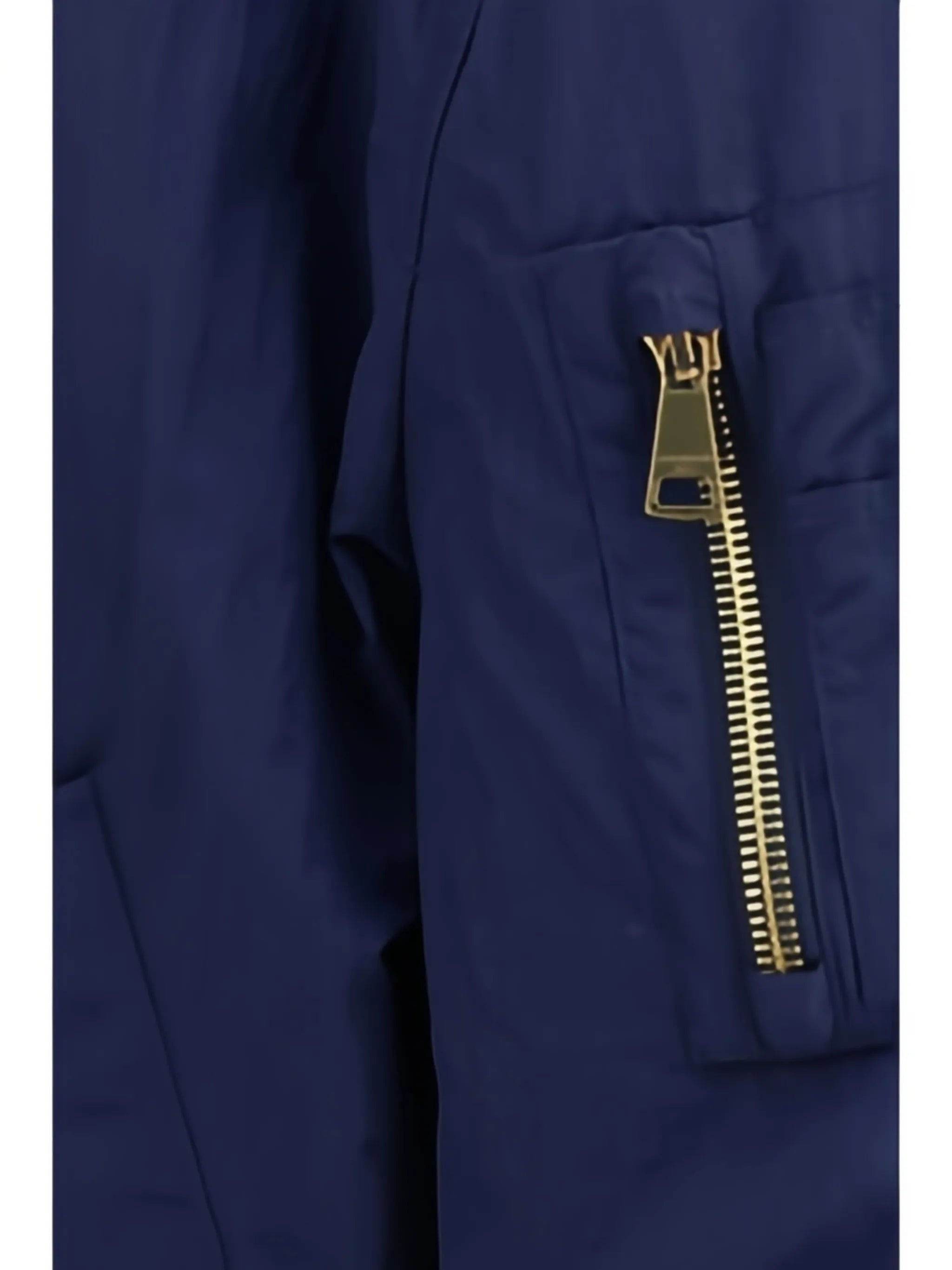 logo-embroidered bomber jacket