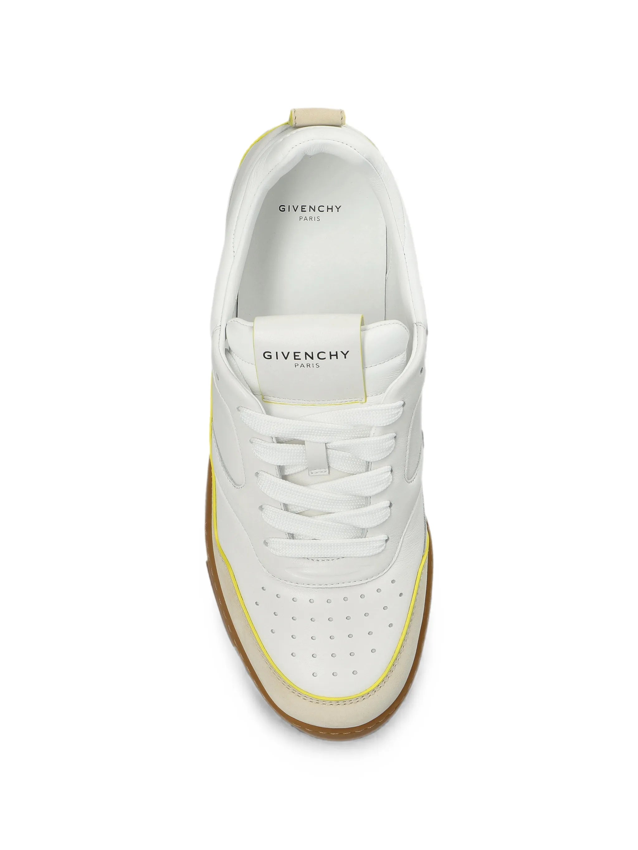 Yard smooth and nubuck leather sneakers