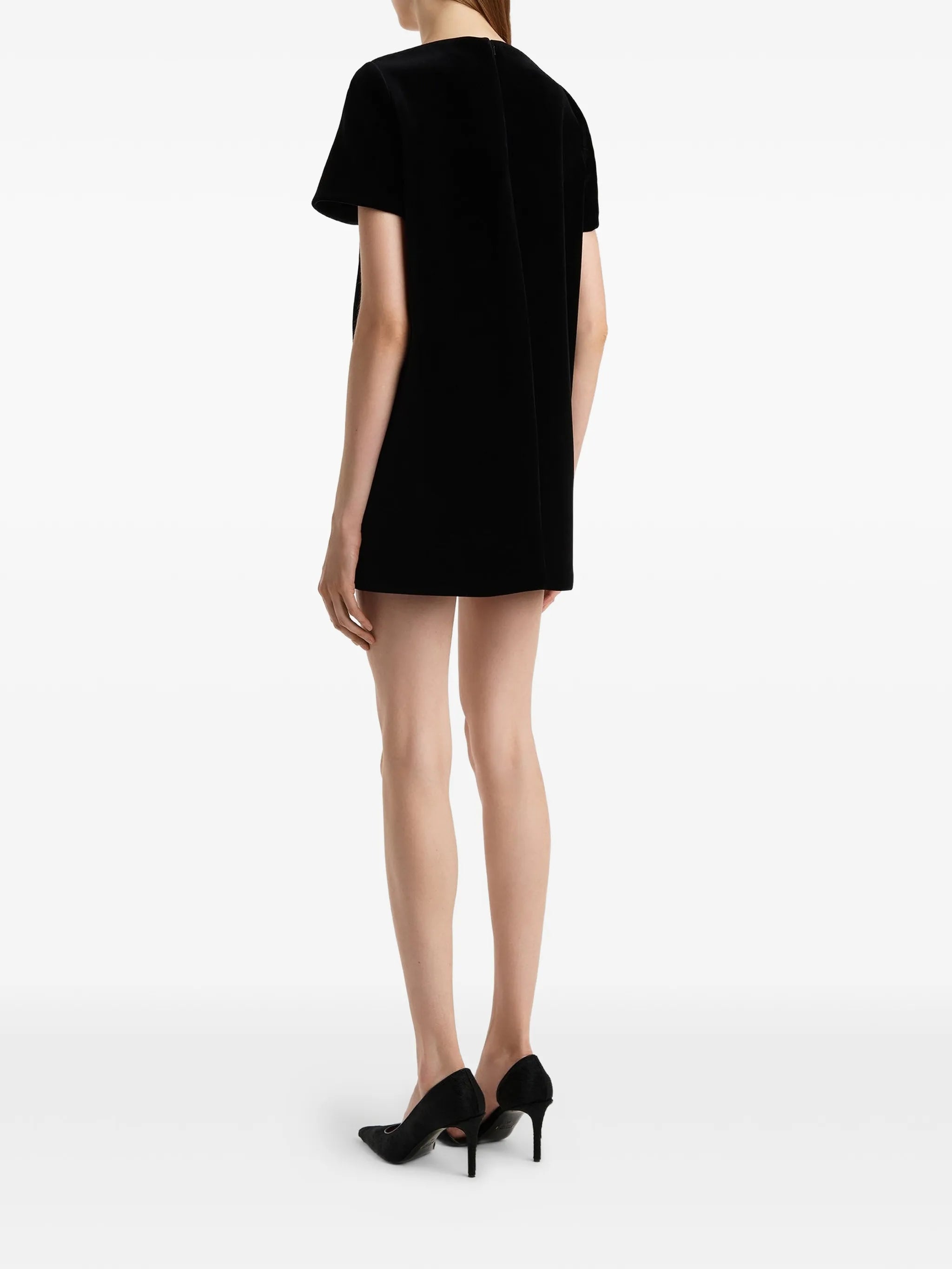 Benji dress in black velvet