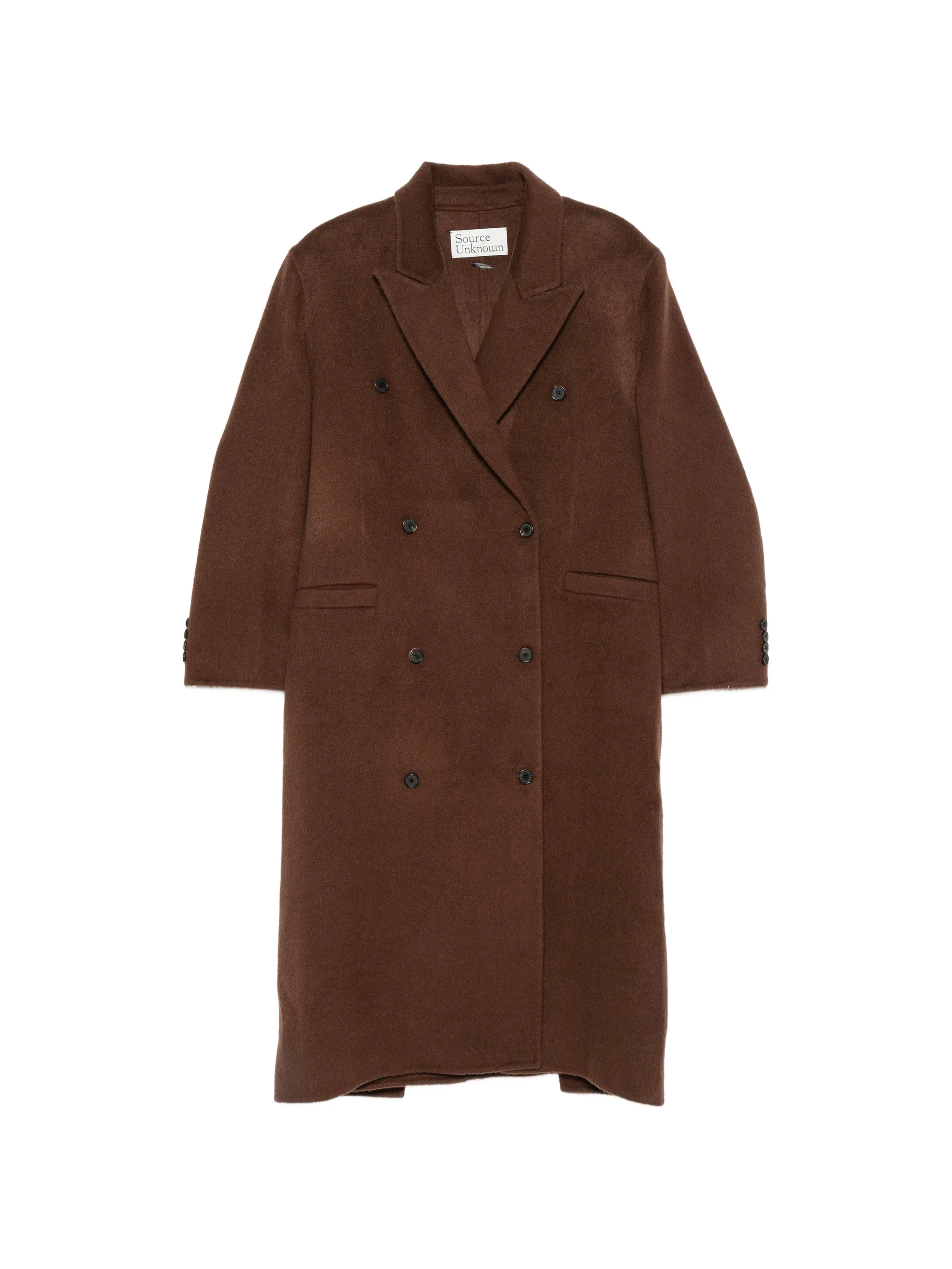 Hutton double-breasted coat
