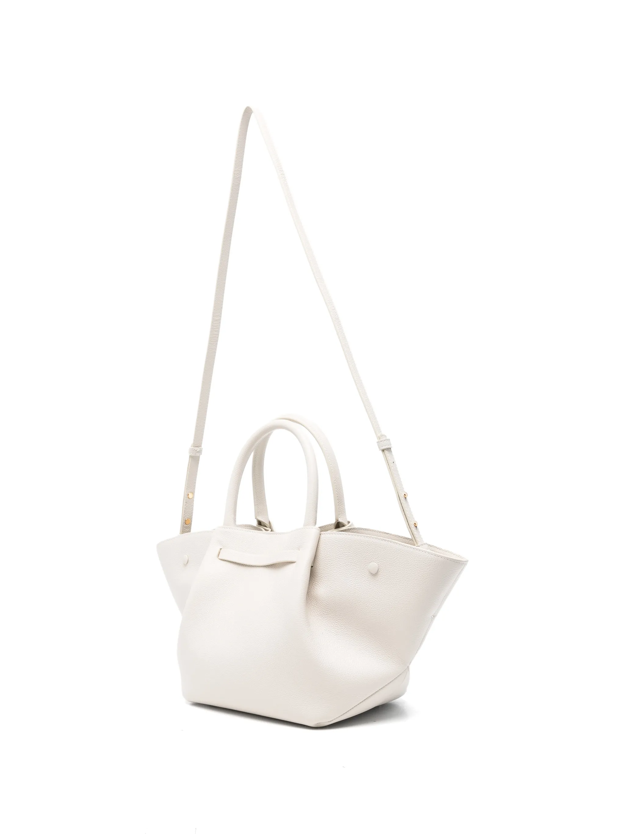 The Midi New York Grained Leather Tote Bag