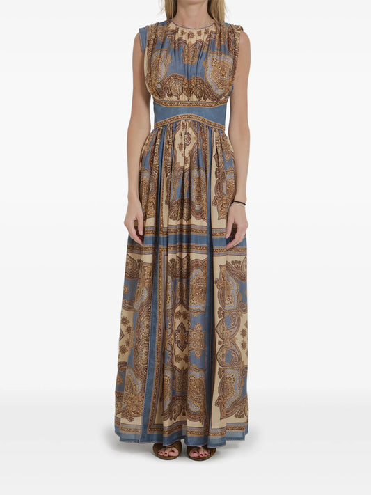 Mahon paisley-print maxi dress