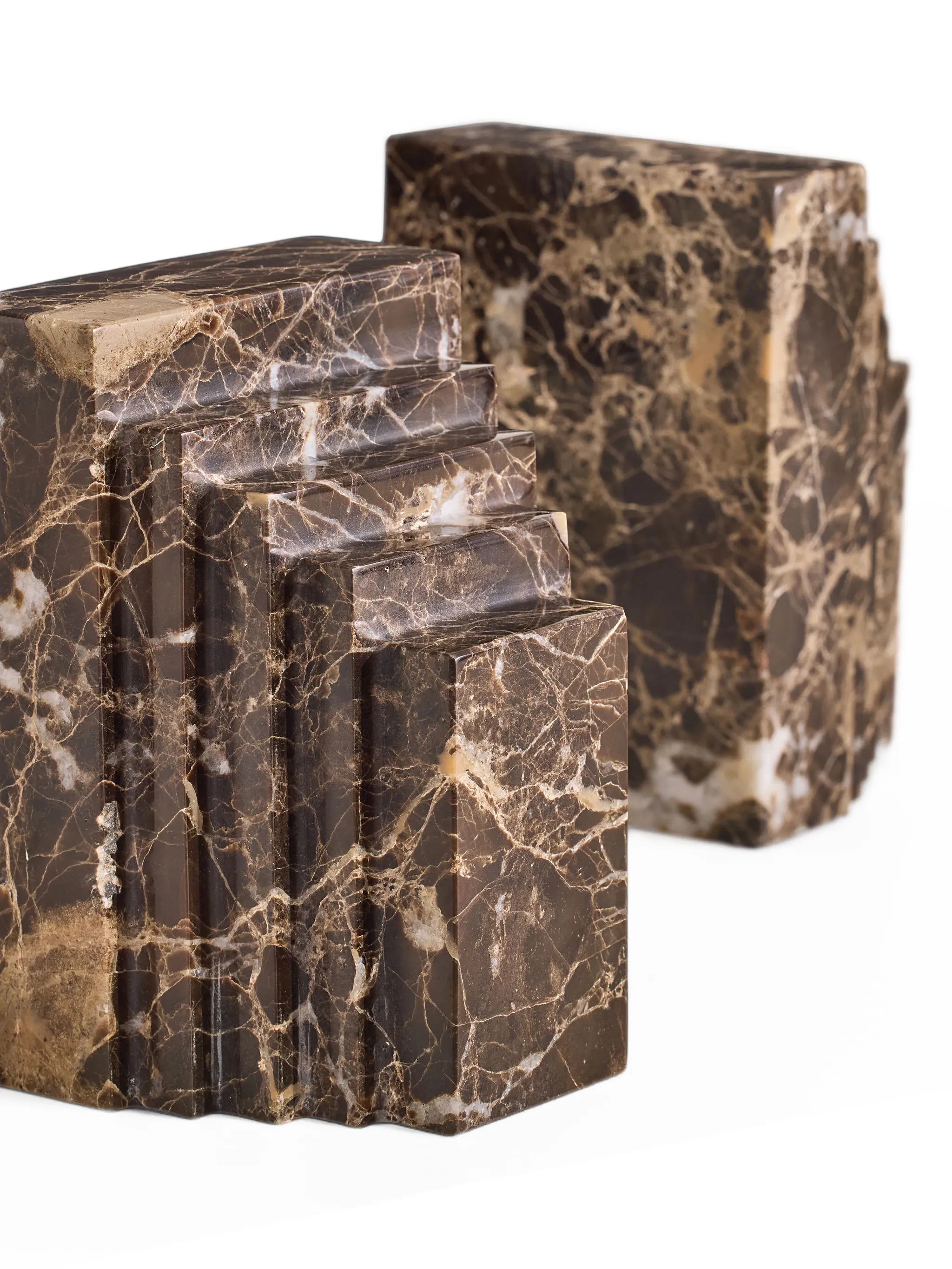 Lola marble bookends set