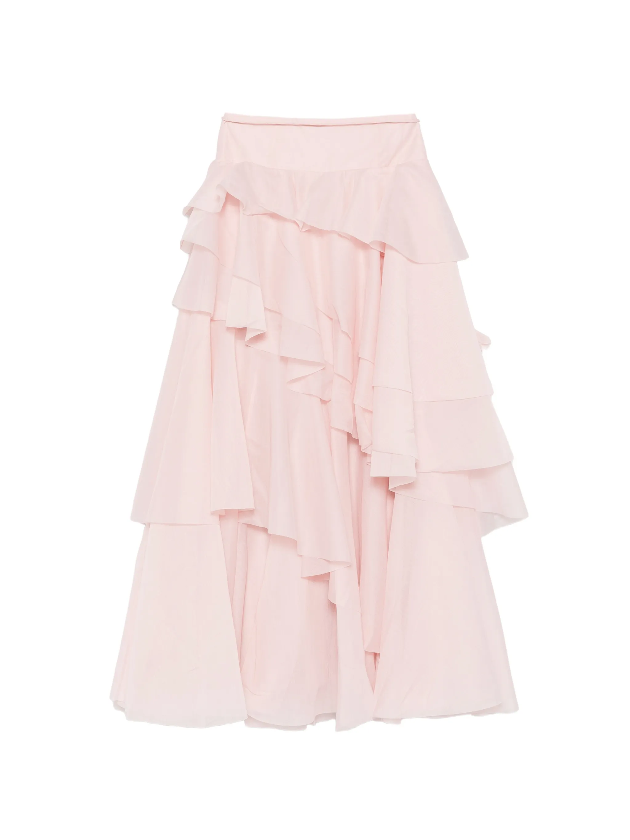 Villa ruffled maxi skirt