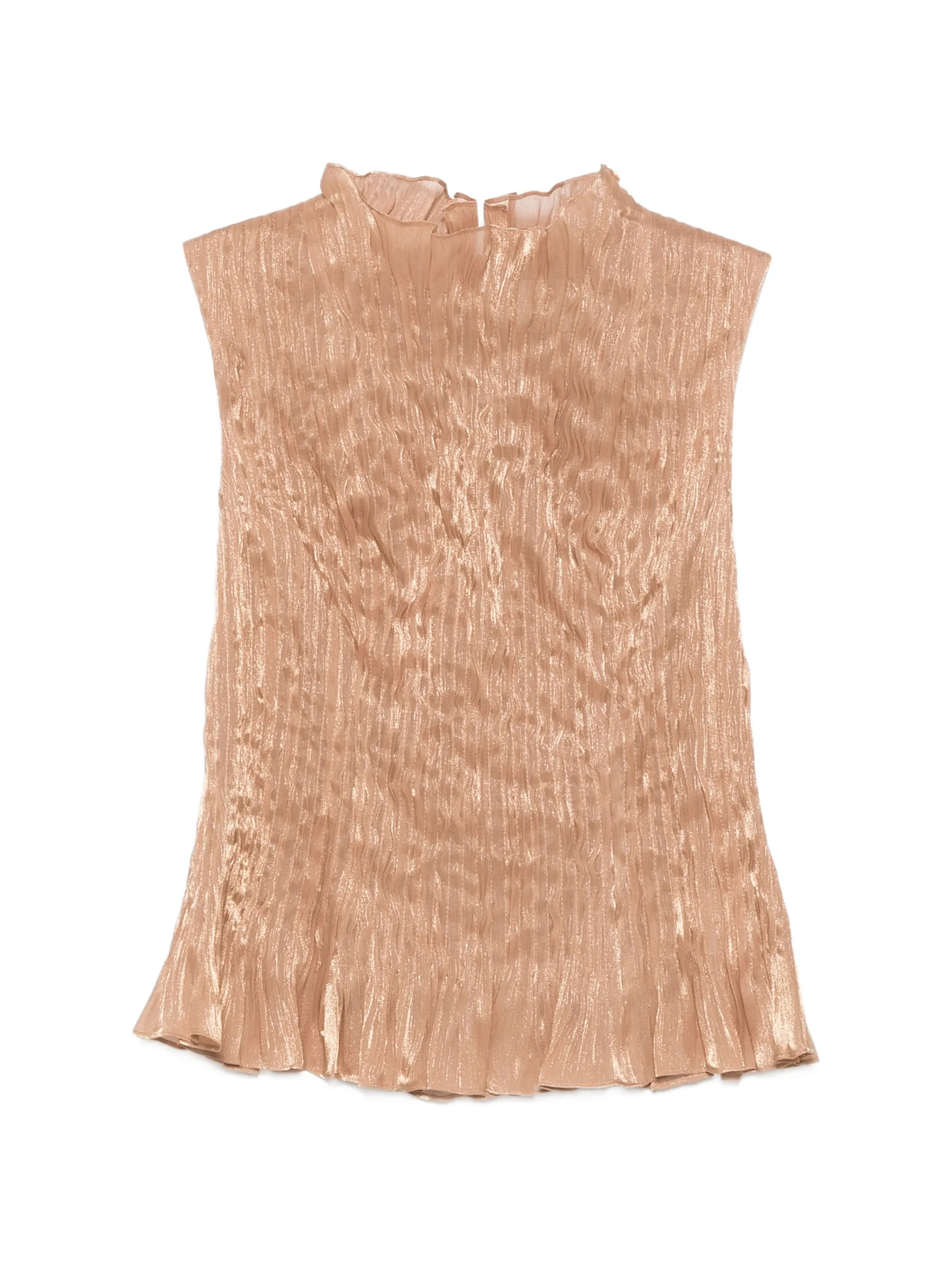 Chloe crinkled sleeveless top