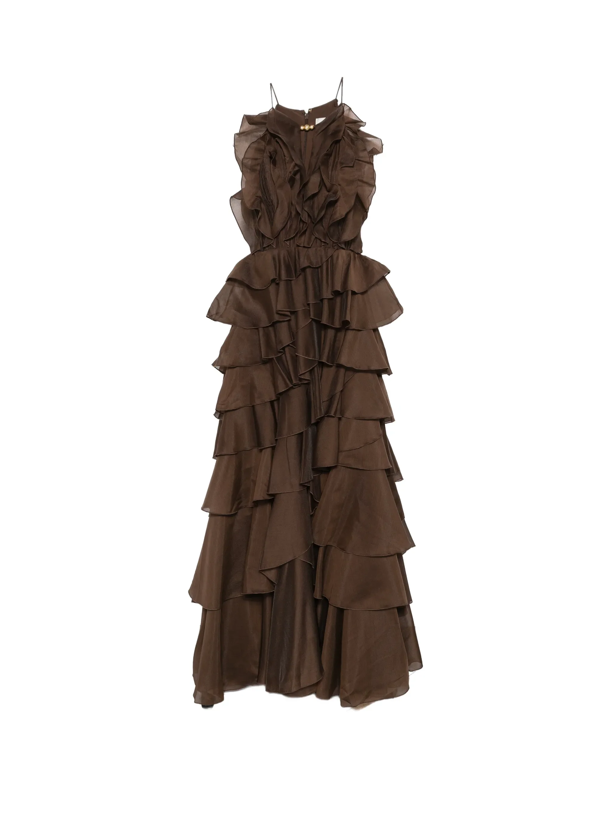 Cleo ruffled gown