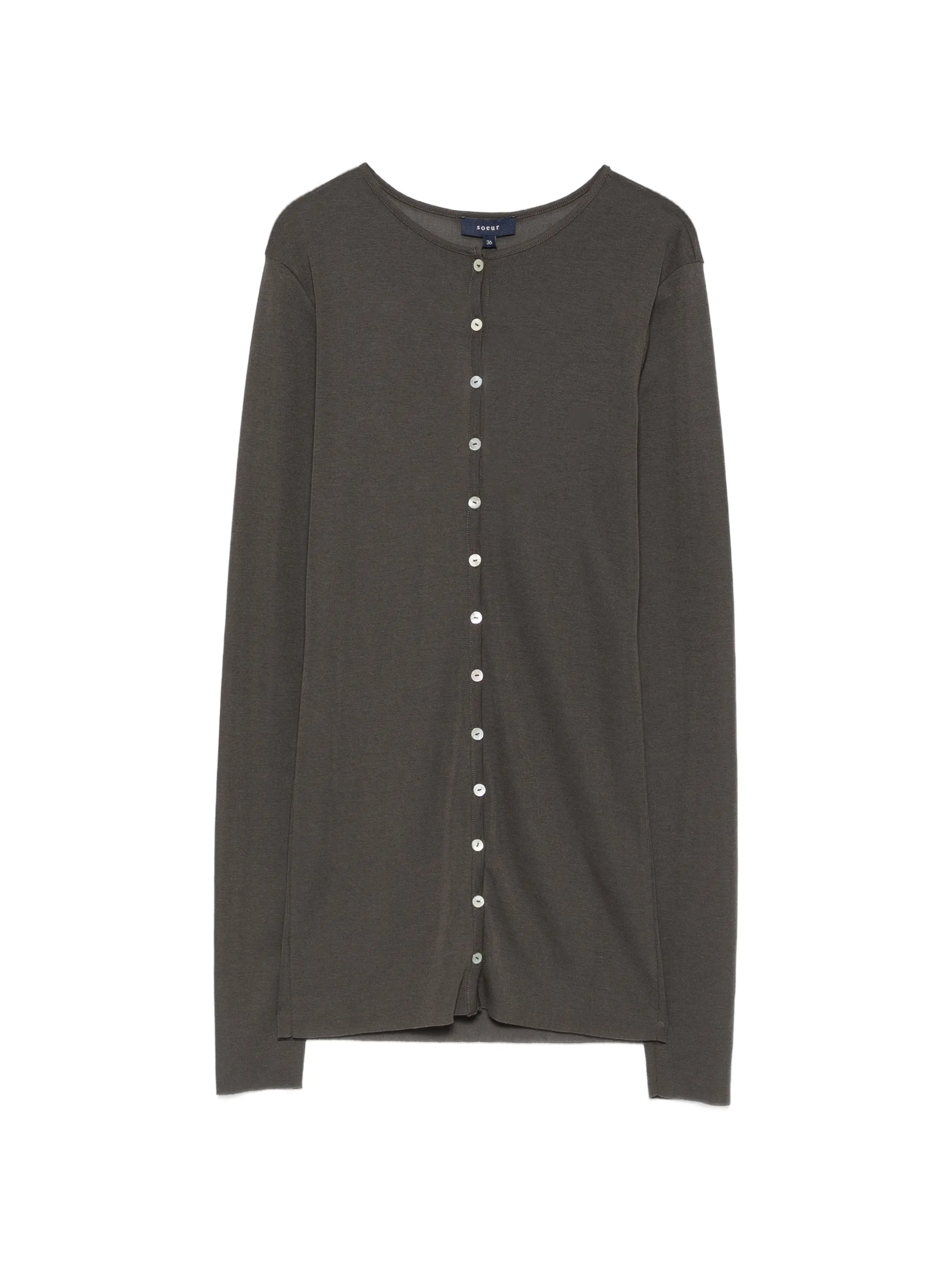 Luisa button-fastening cardigan