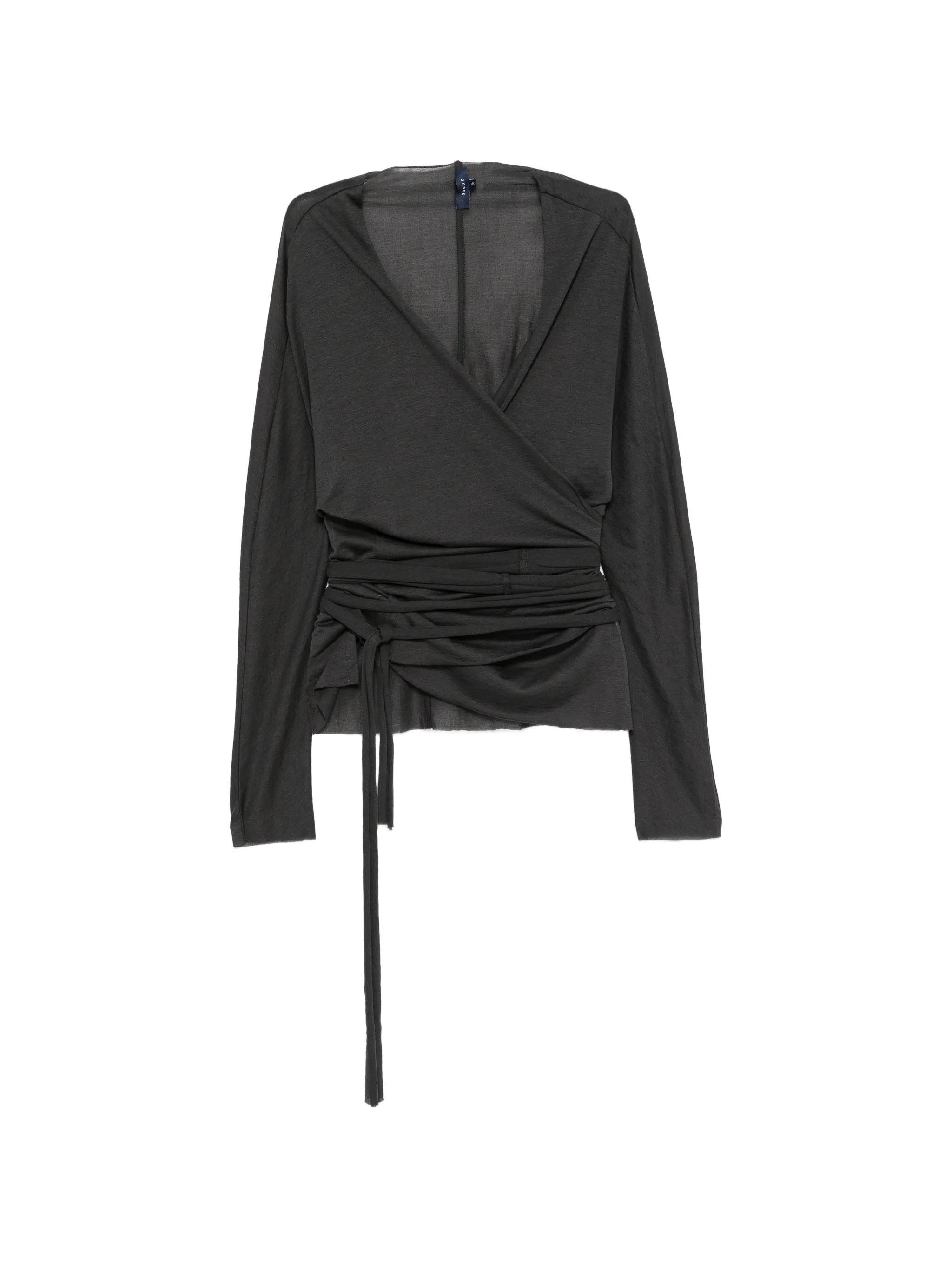 Luth wrap-style blouse