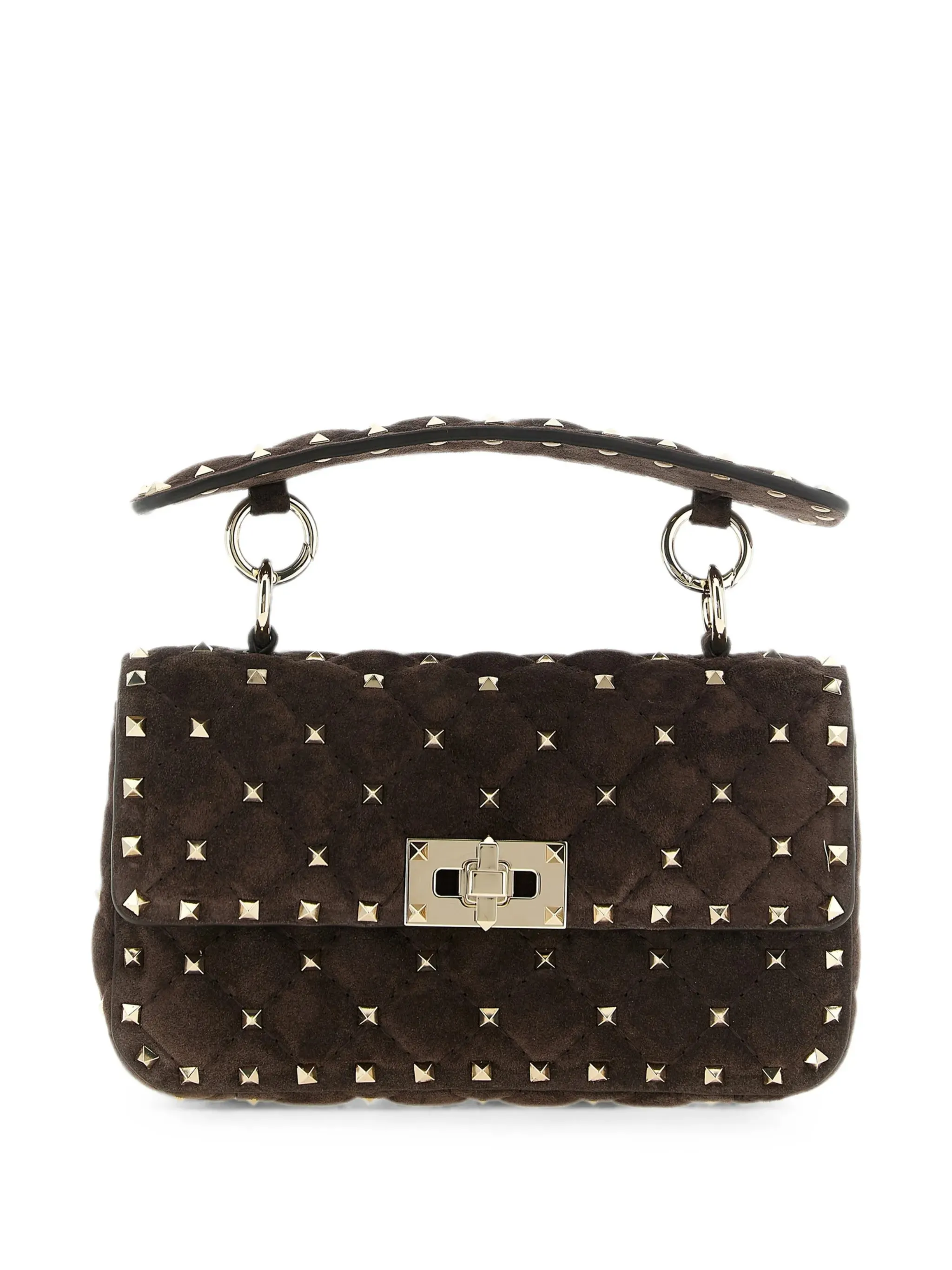 Rockstud quilted shoulder bag