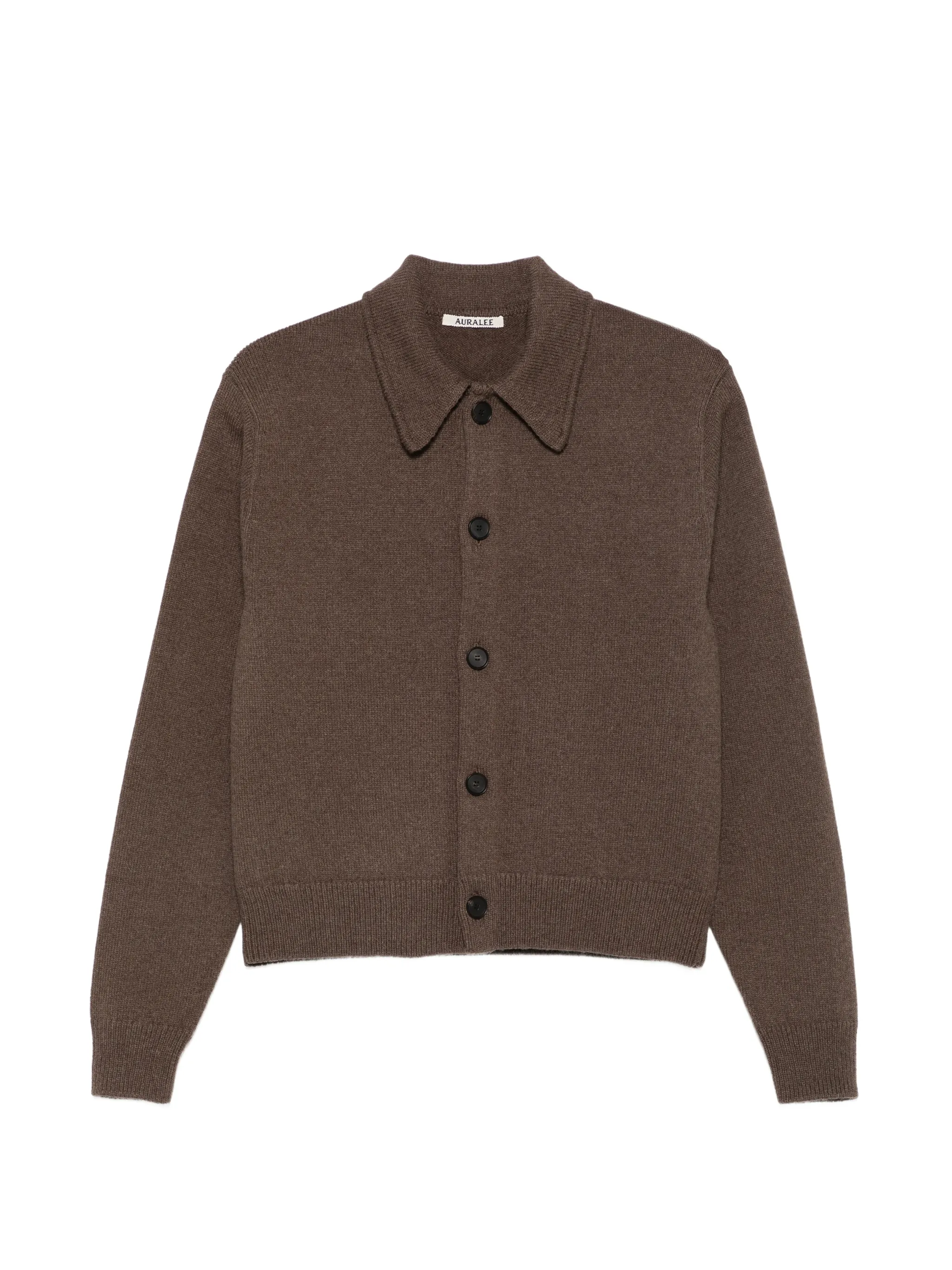 fine-knit wool cardigan