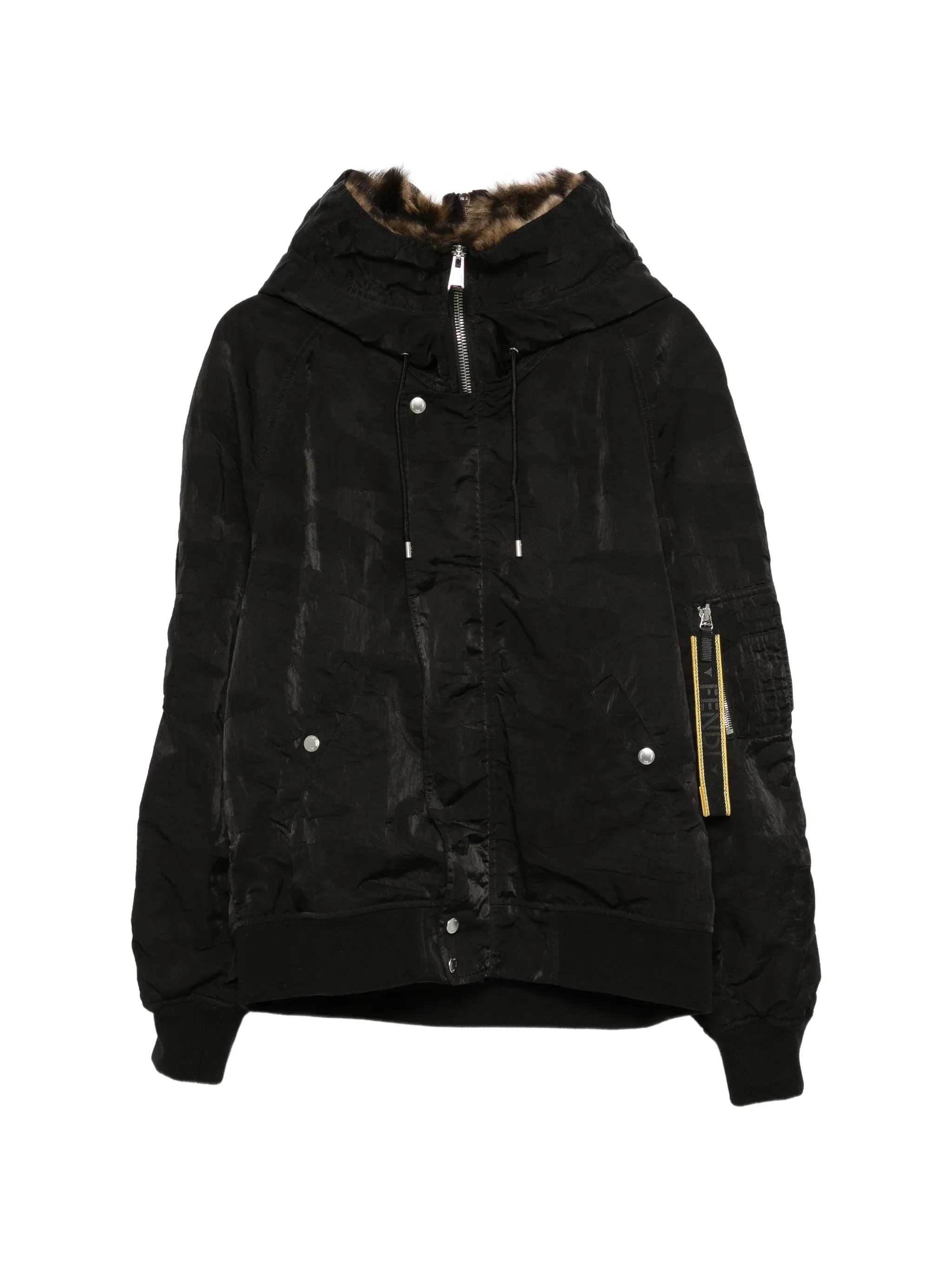 fur-trim padded jacket