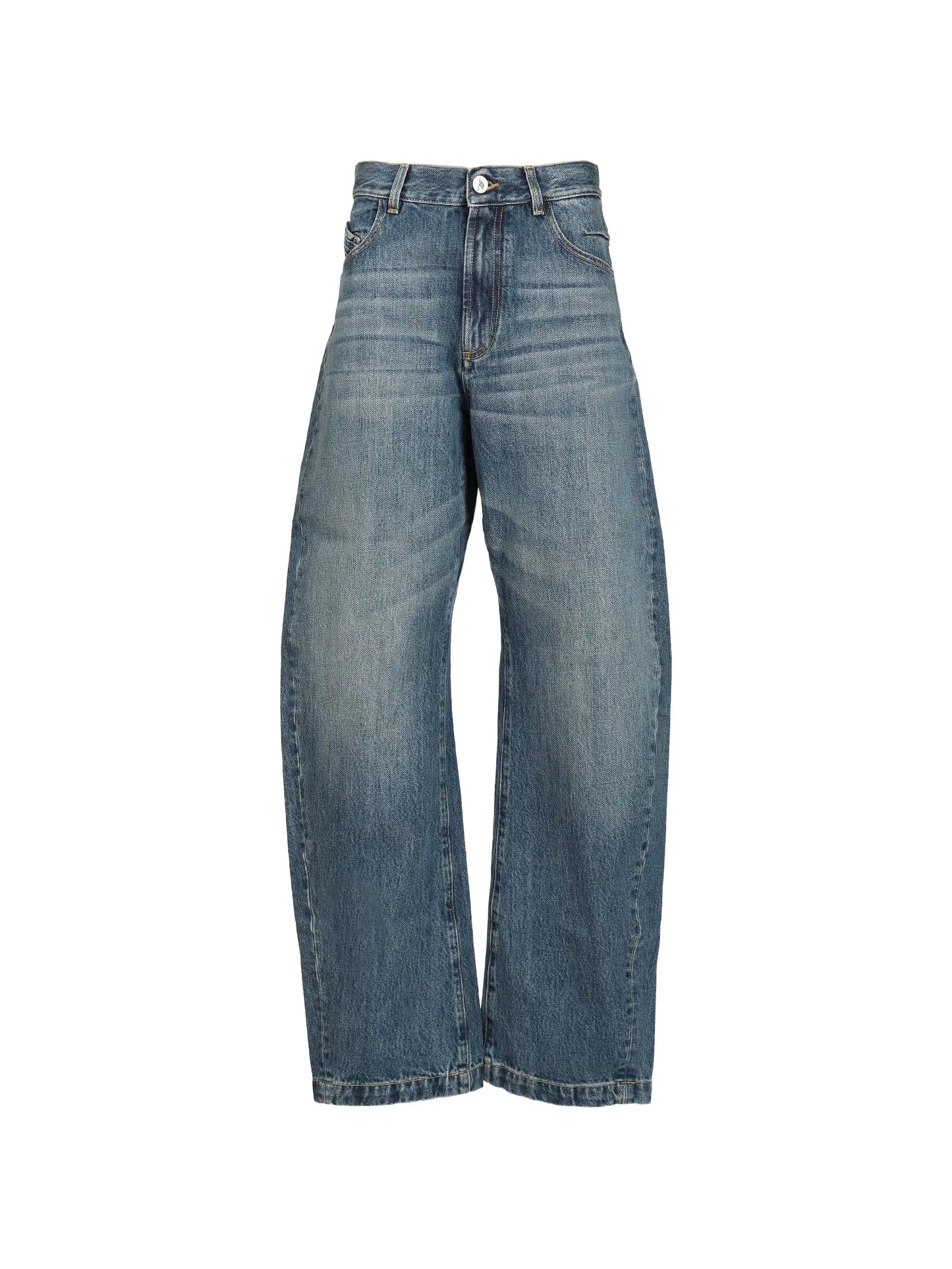 washed-effect jeans