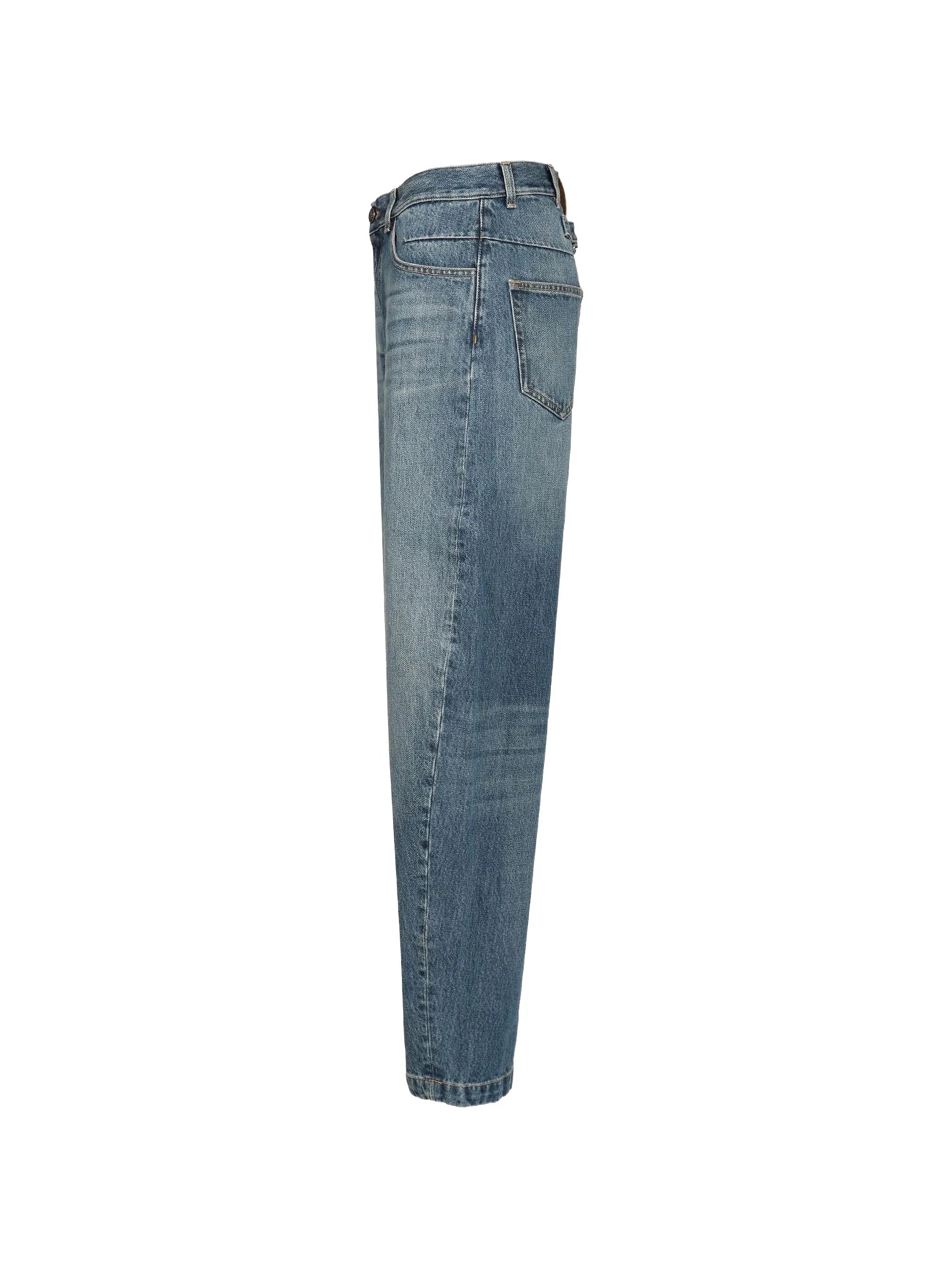 washed-effect jeans