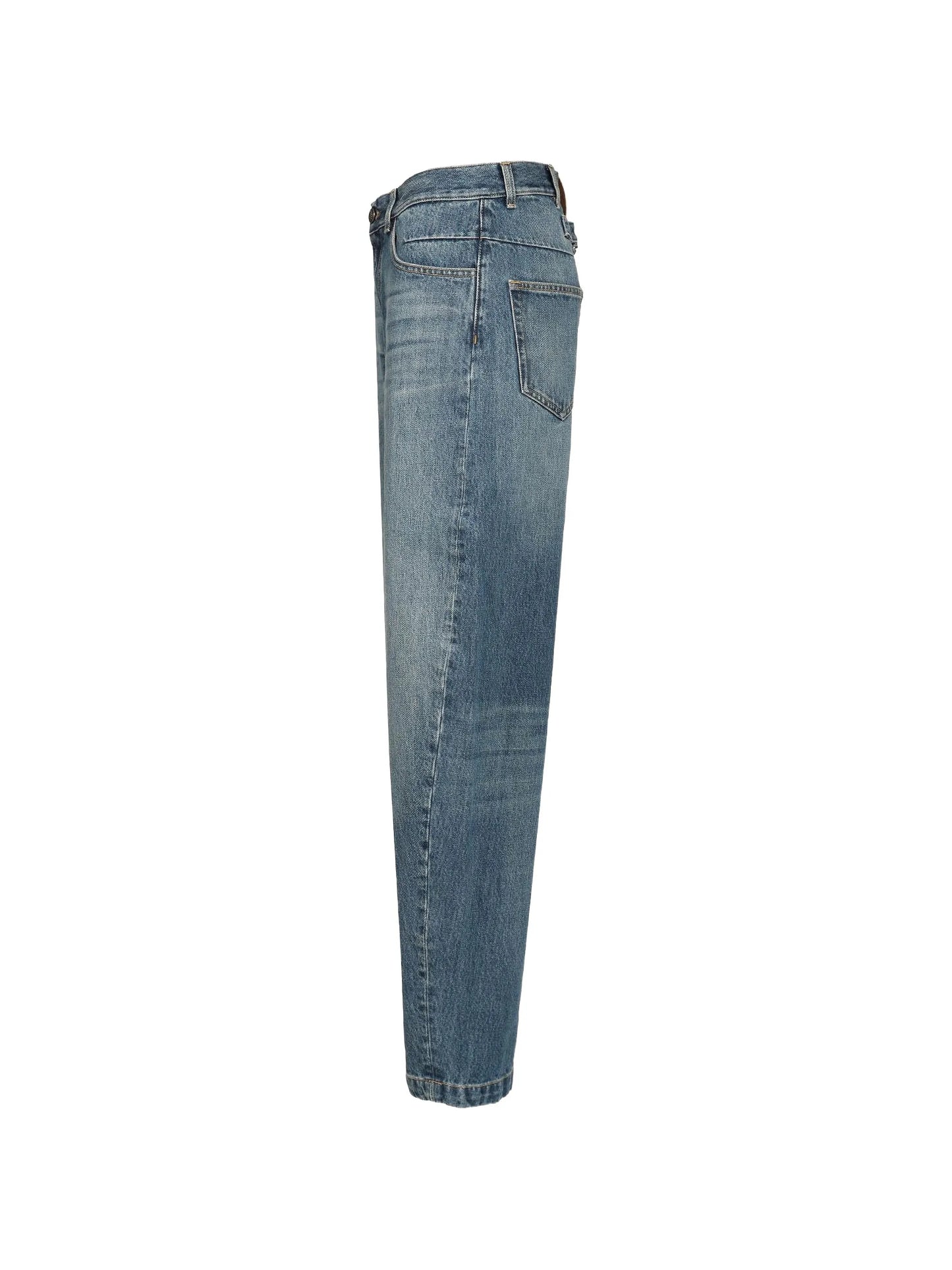 washed-effect jeans