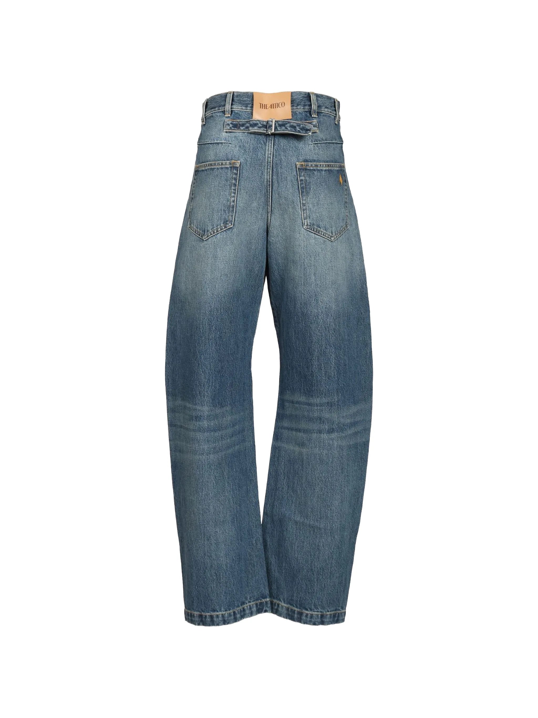 washed-effect jeans