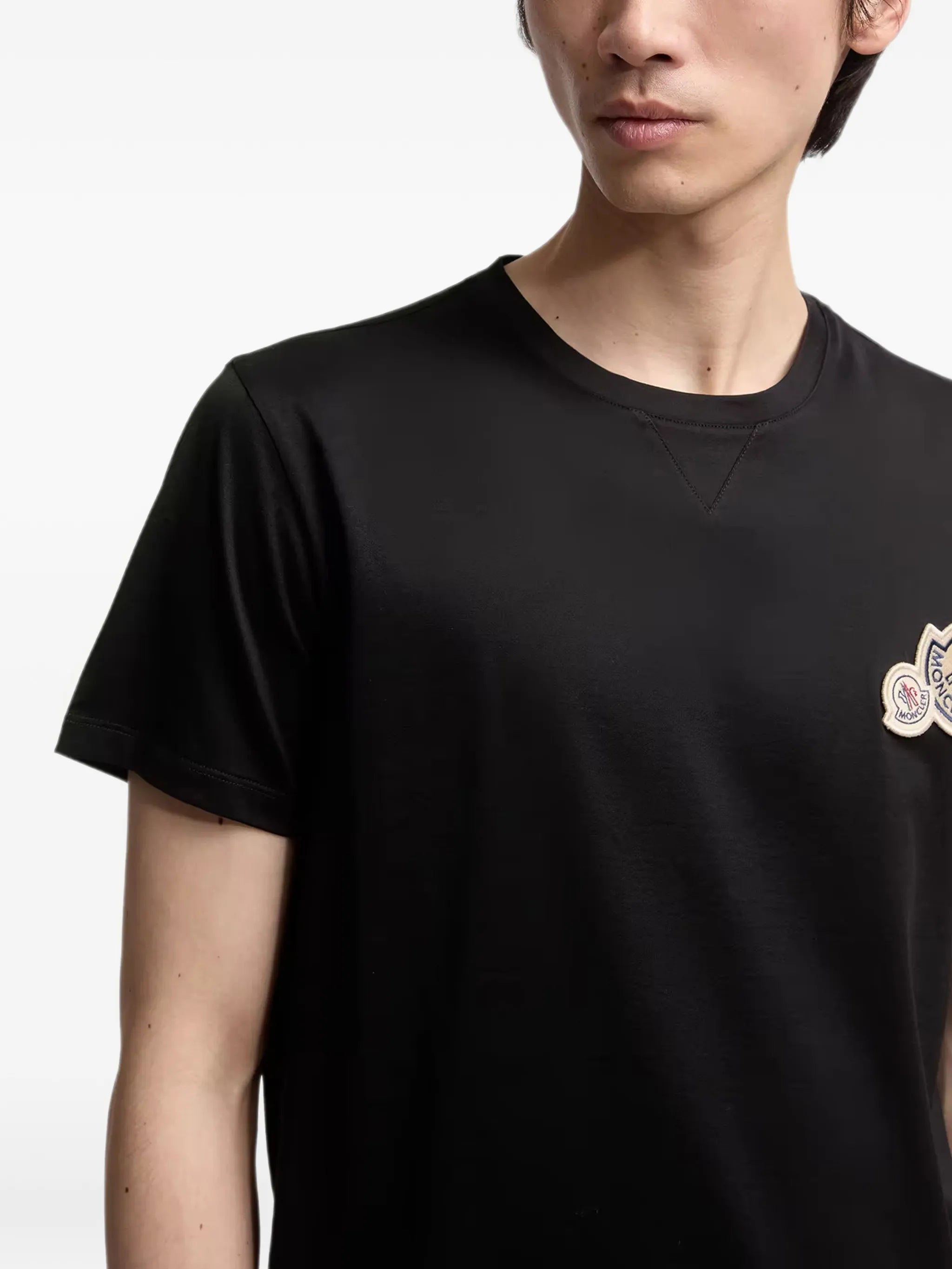 double logo-patch T-shirt