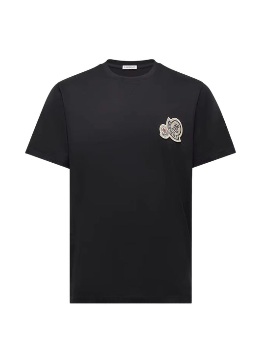 double logo-patch T-shirt