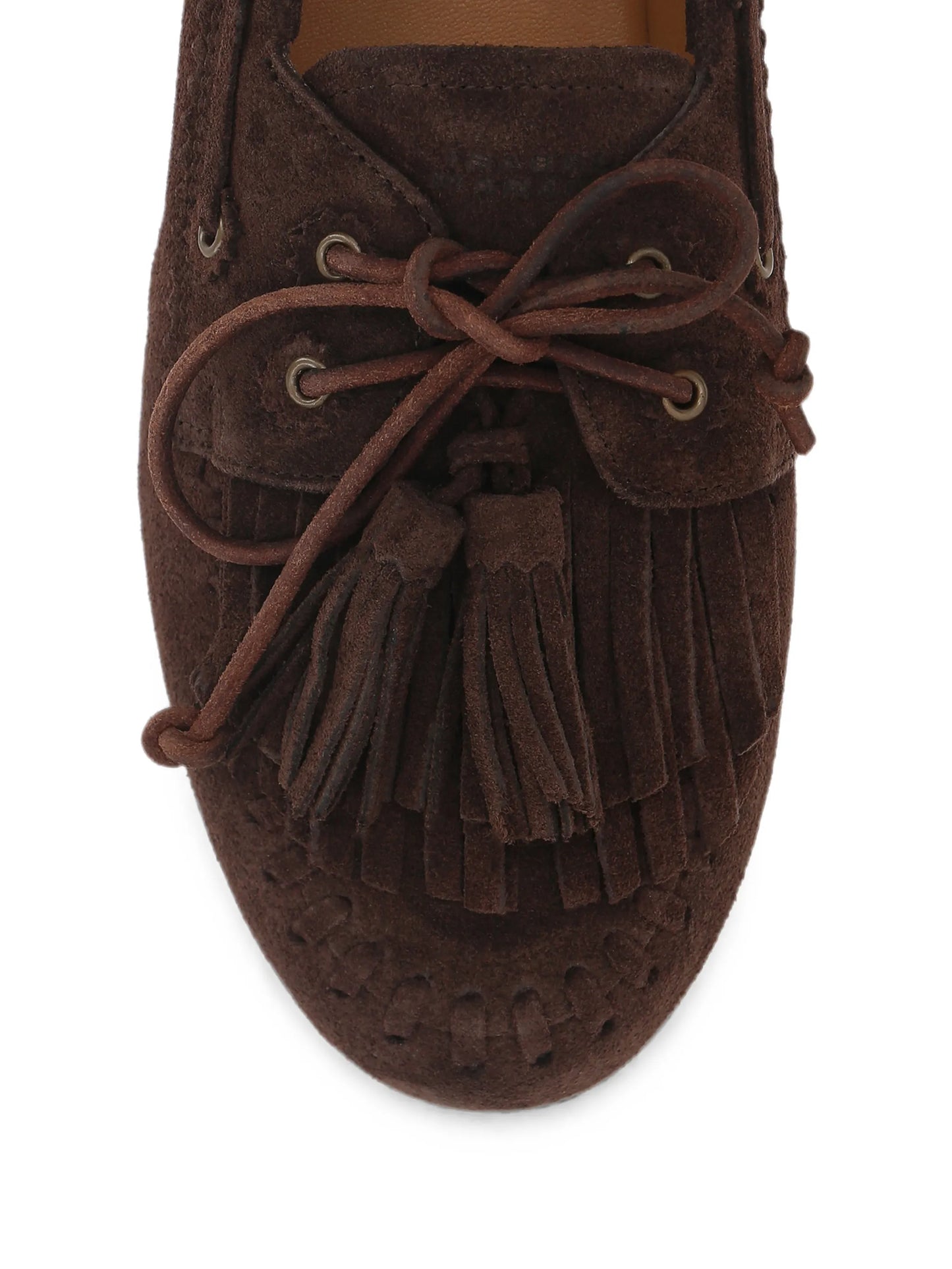 Fersi tassel-detail fringed boat shoes