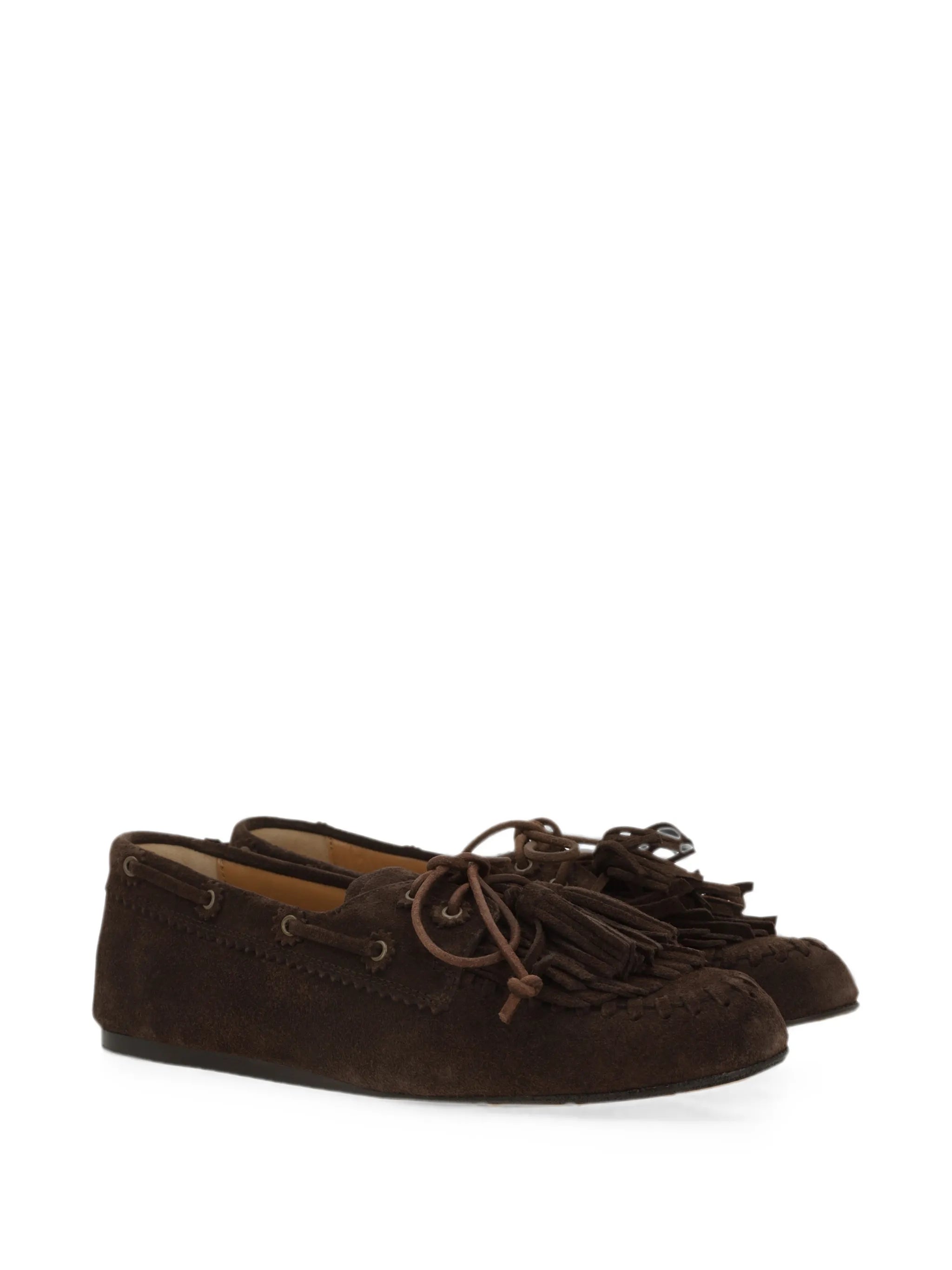 Fersi tassel-detail fringed loafers
