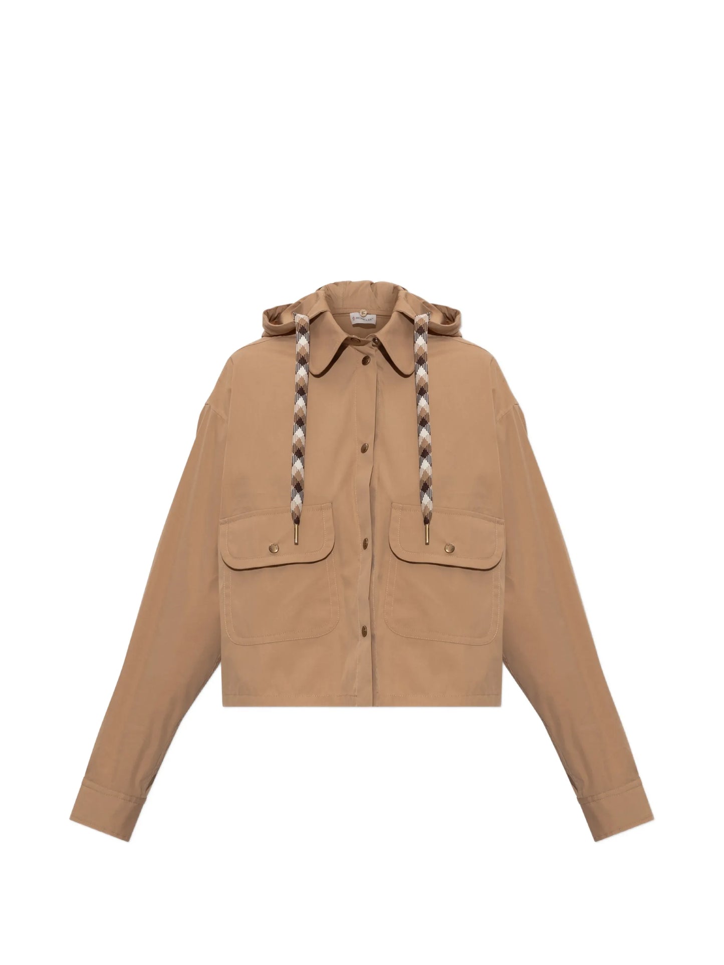 hooded cropped jacket