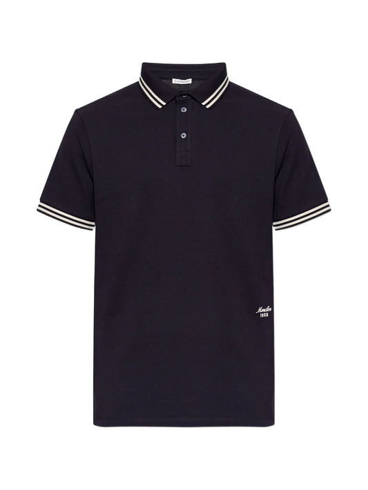 logo-embroidered polo shirt