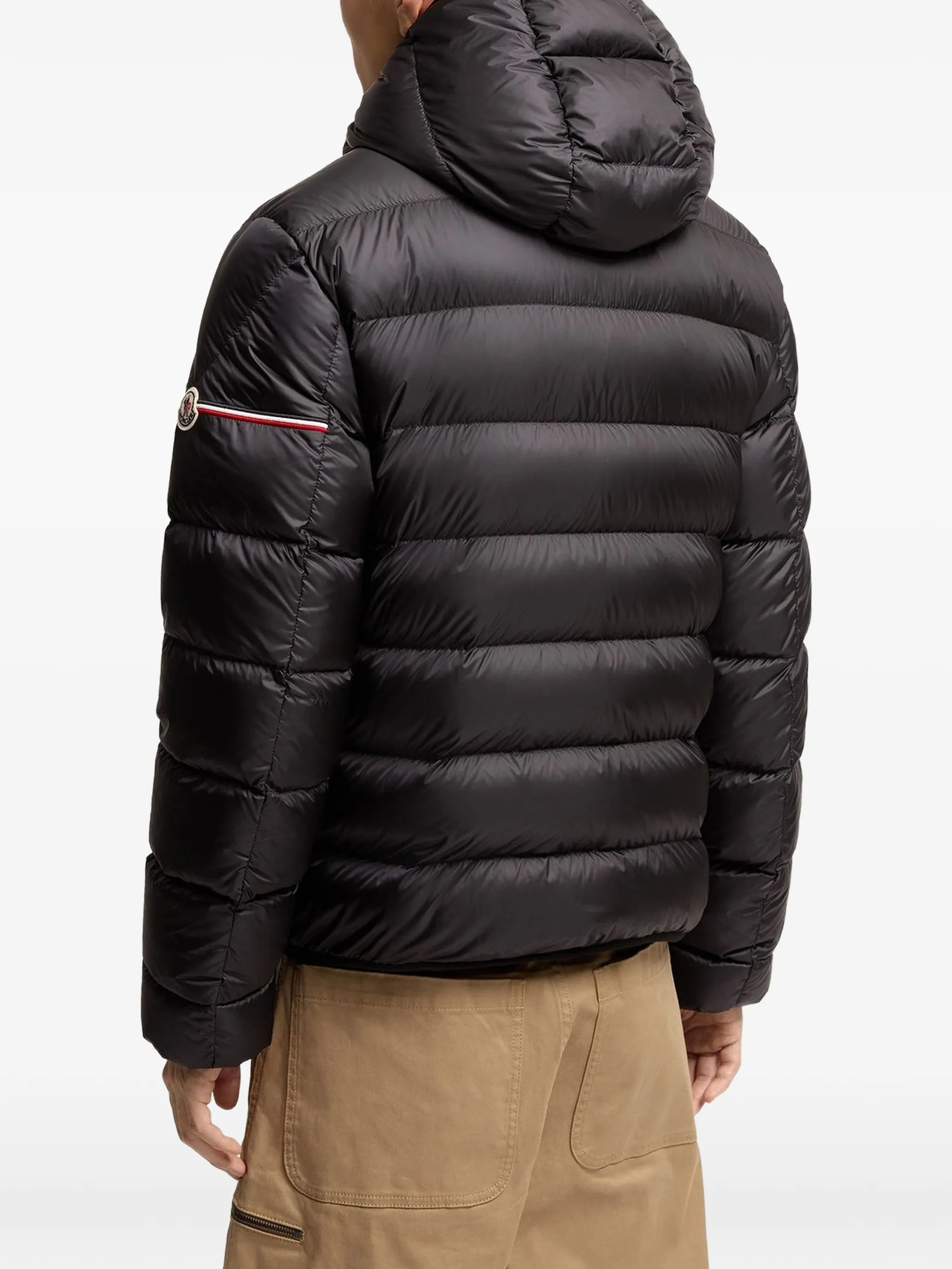 quilted hooded jacket