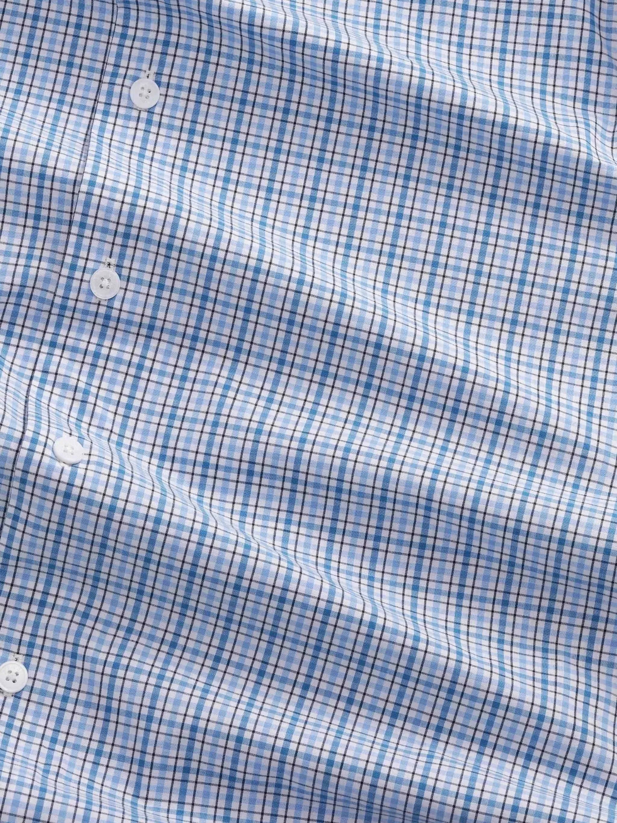 Quinsy check-pattern long-sleeve shirt