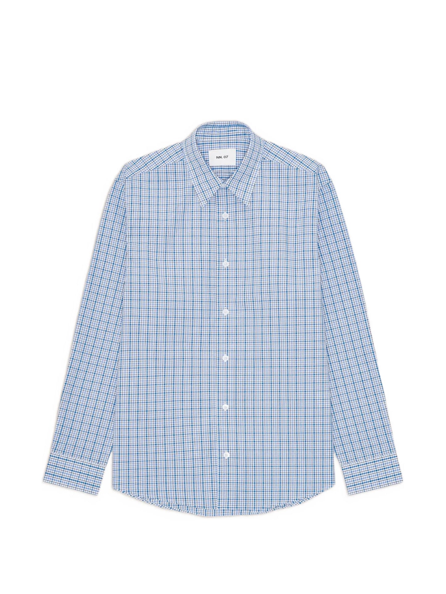 Quinsy check-pattern long-sleeve shirt