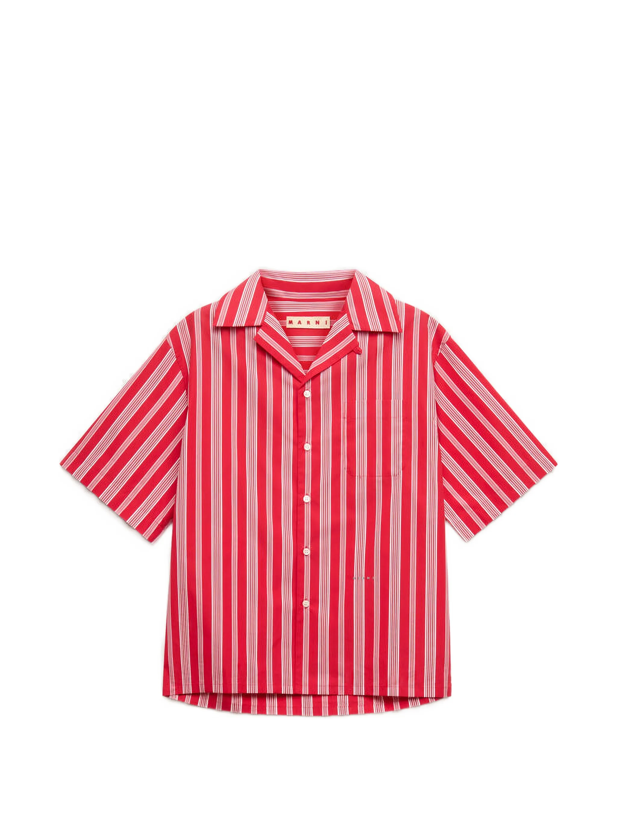striped poplin shirt