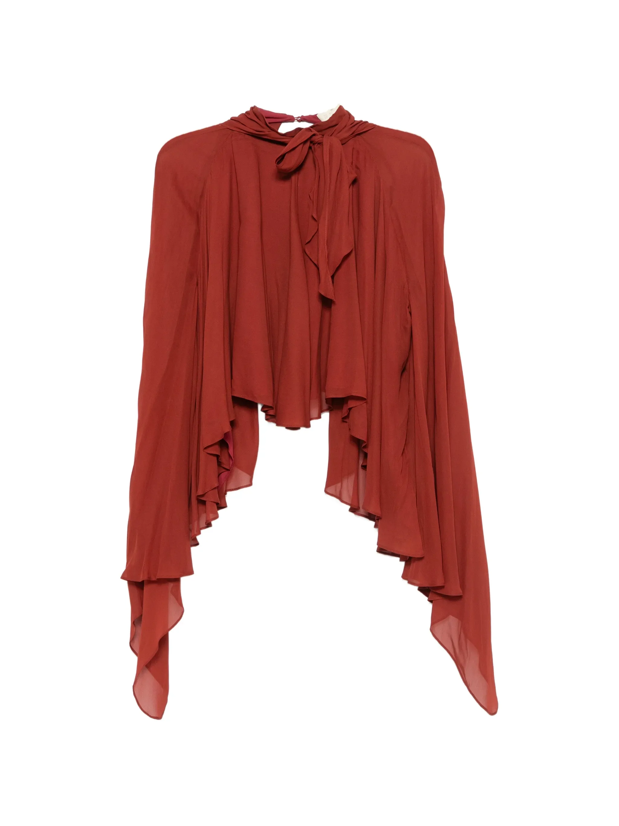 Mia draped pleated top