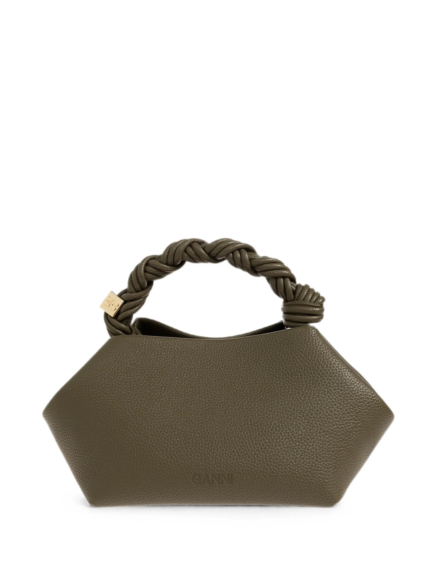 small Bou twisted-handle logo-plaque tote bag
