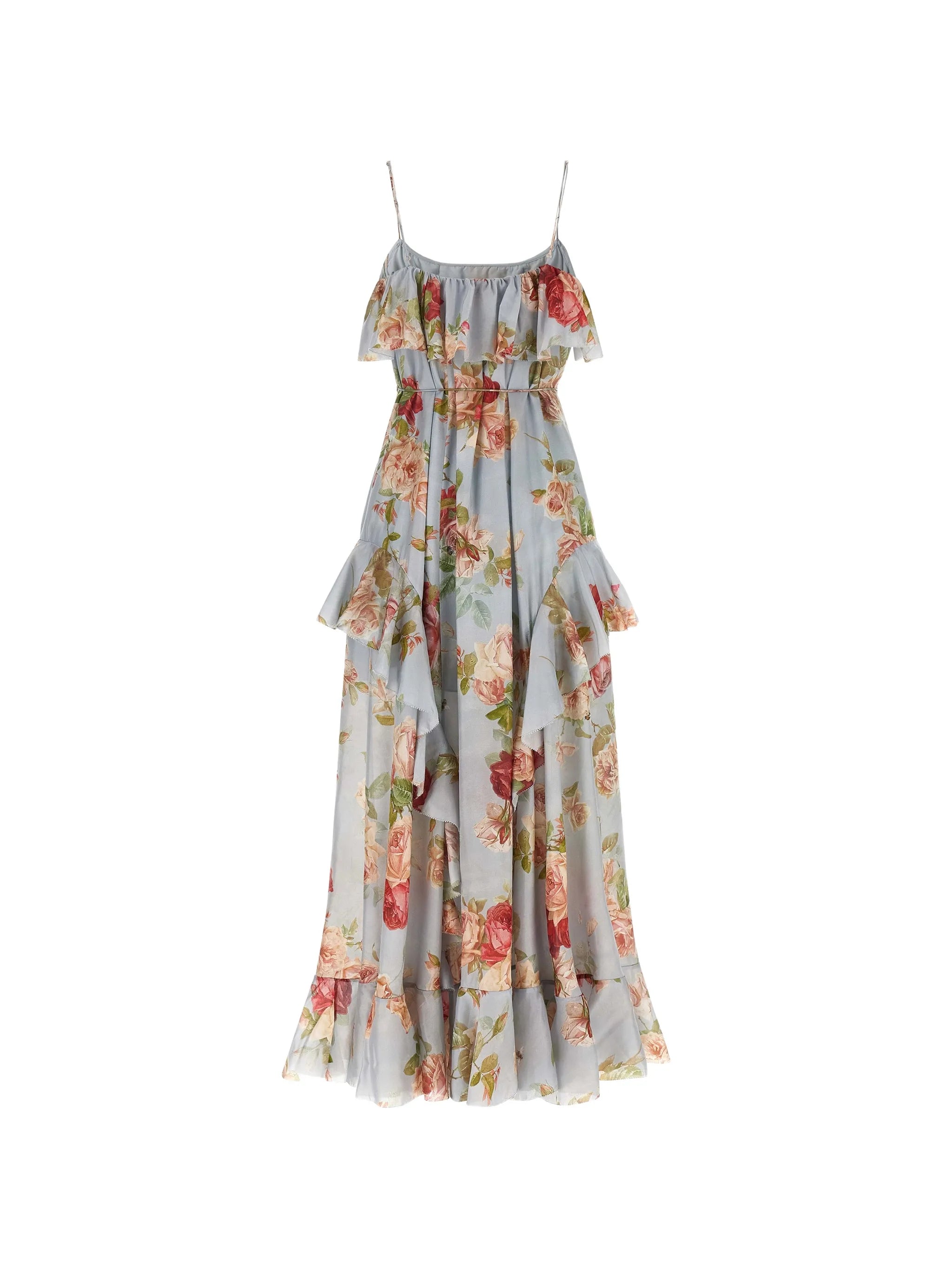 maxi Roselight Frill dress