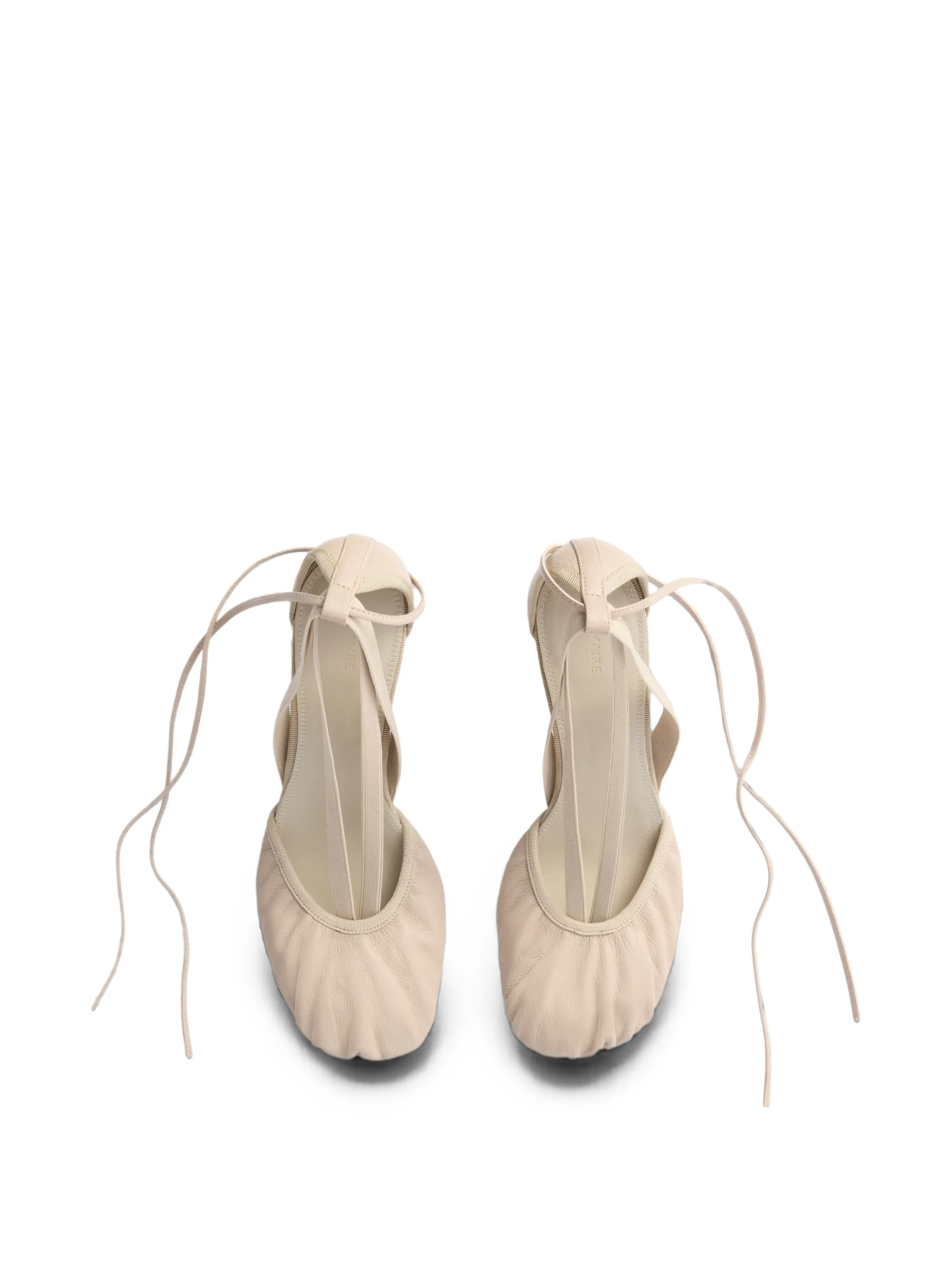 Pedille heeled ballerinas in goat leather