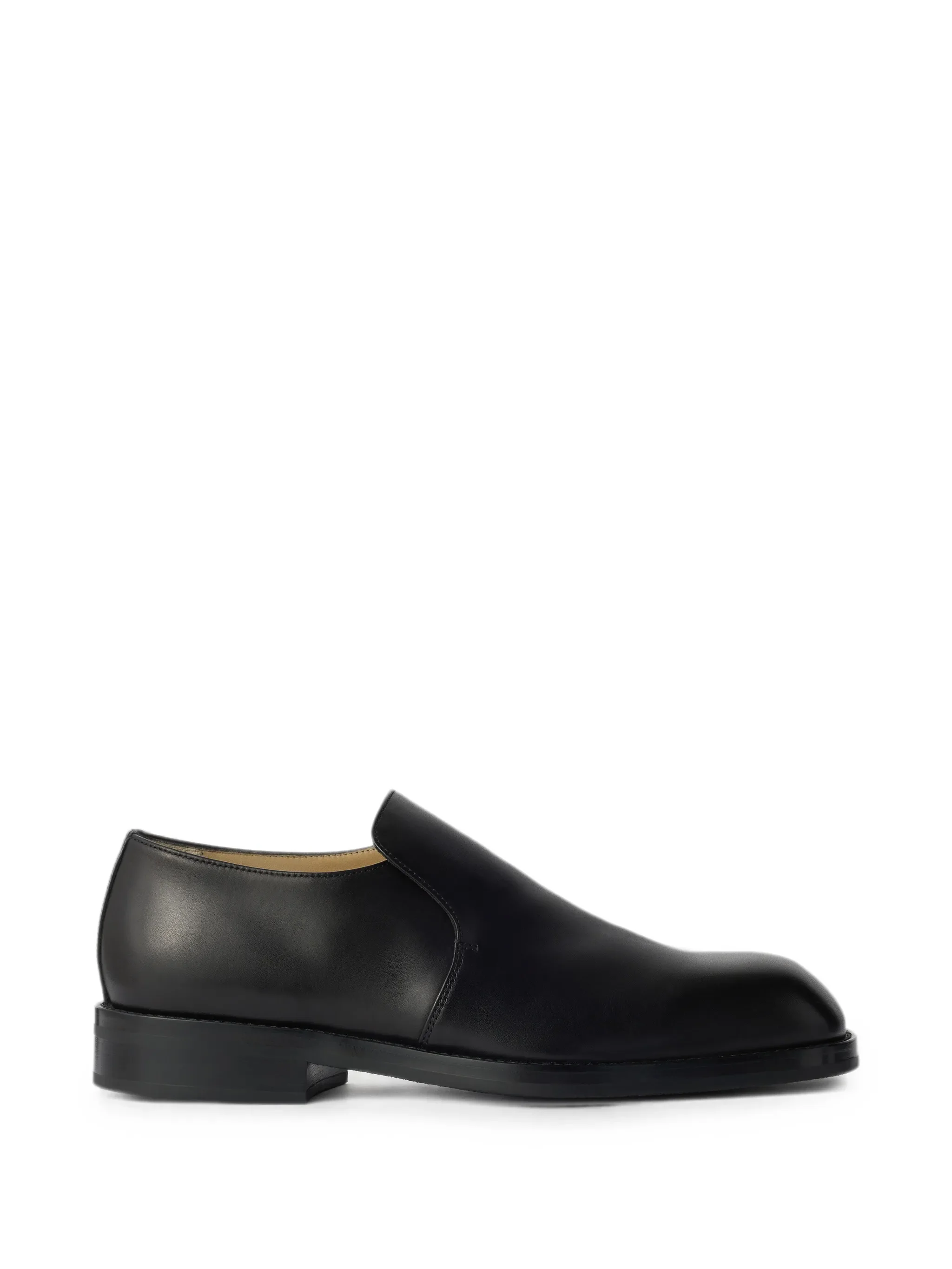 formal loafers in shiny leather