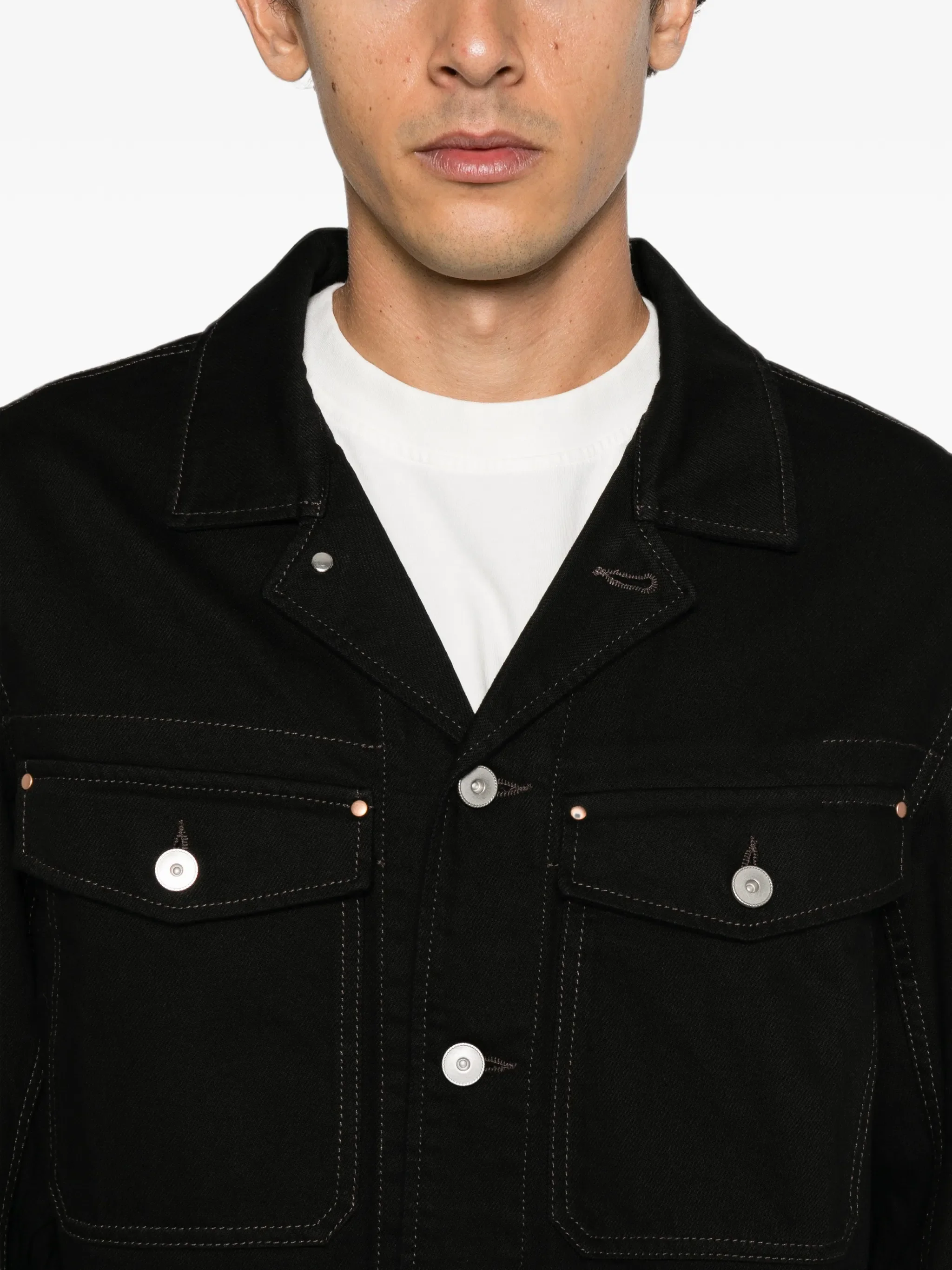 heavy denim trucker jacket